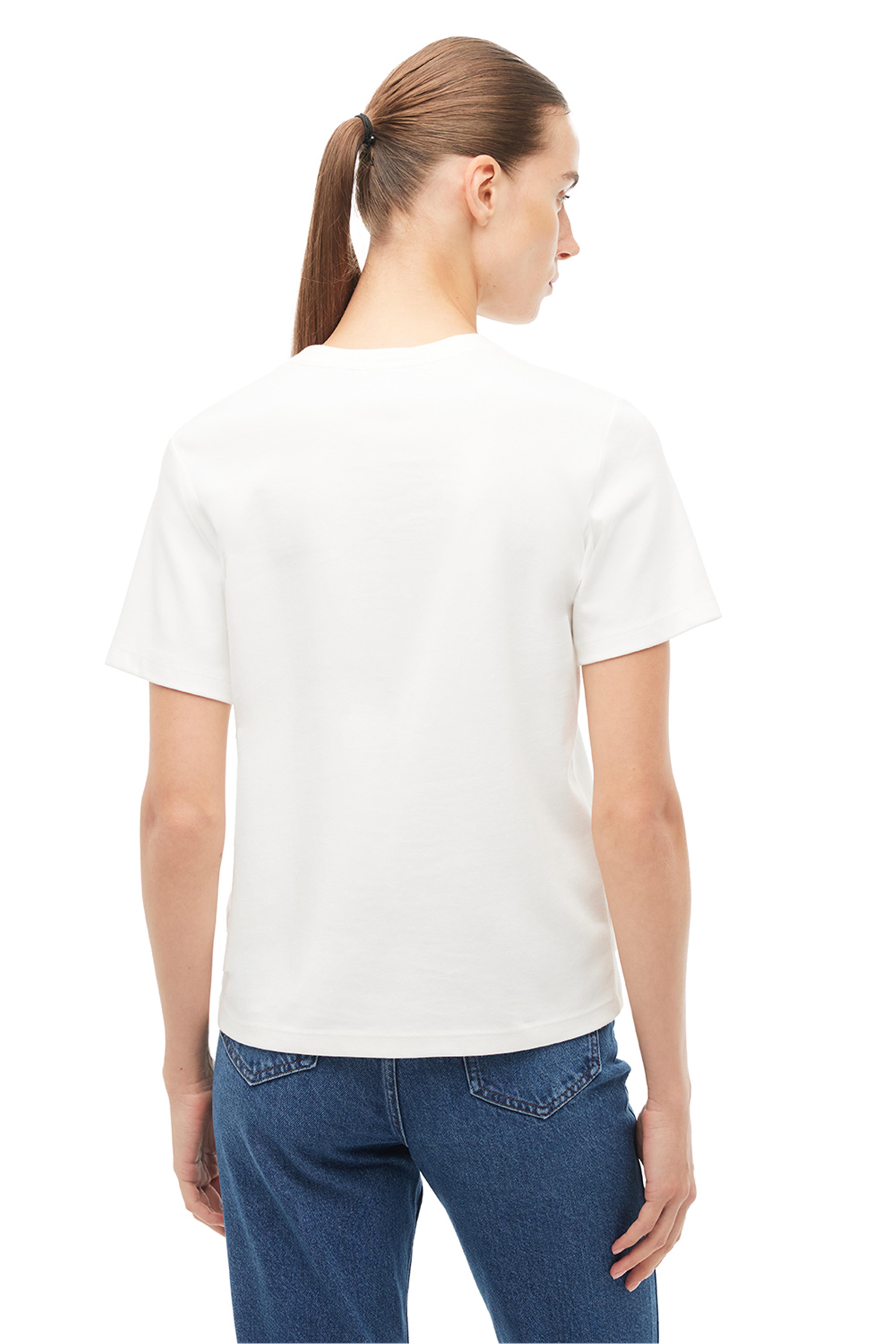 Ekru Nakışlı Tişört