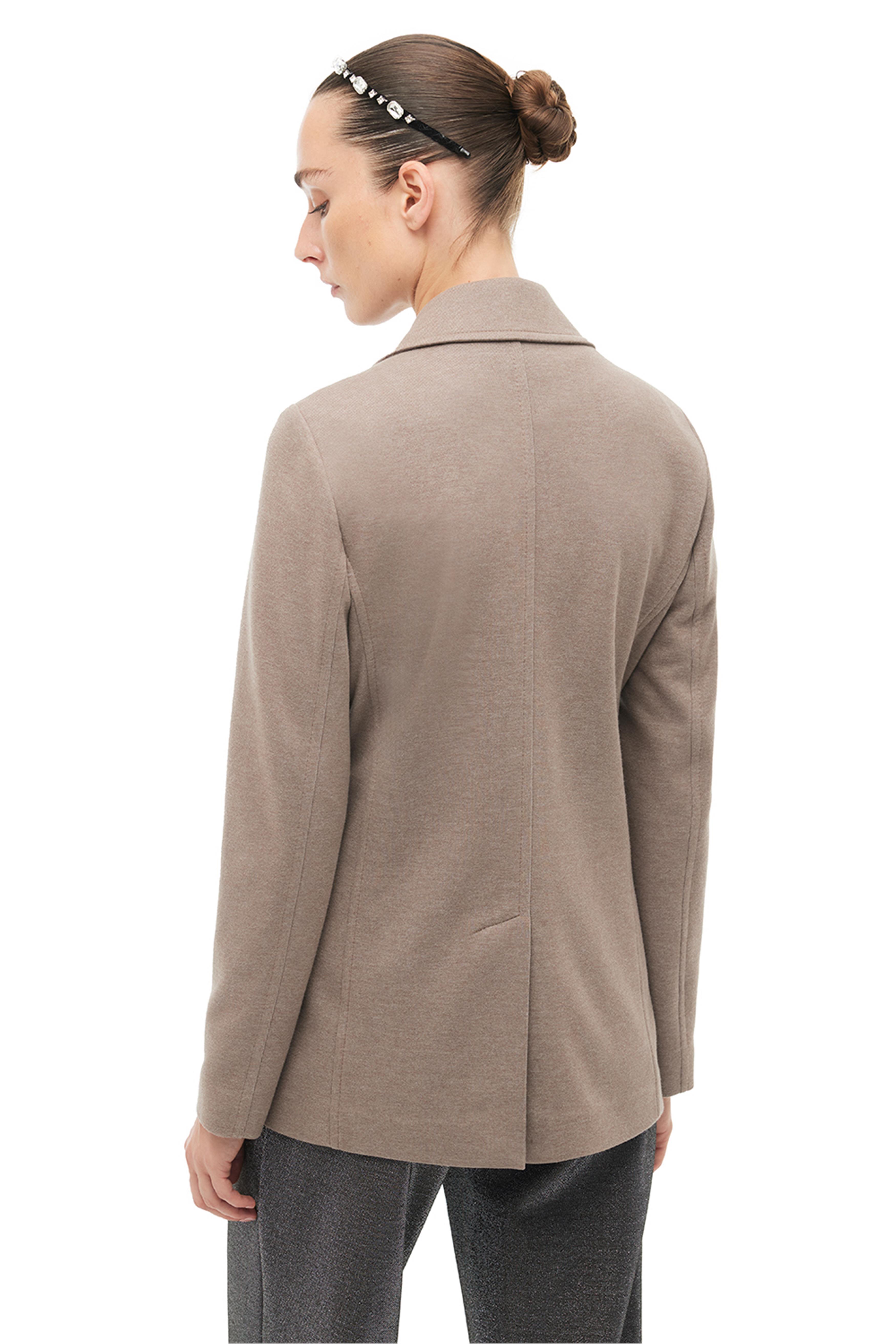 Kahverengi Klasik Yaka Ceket