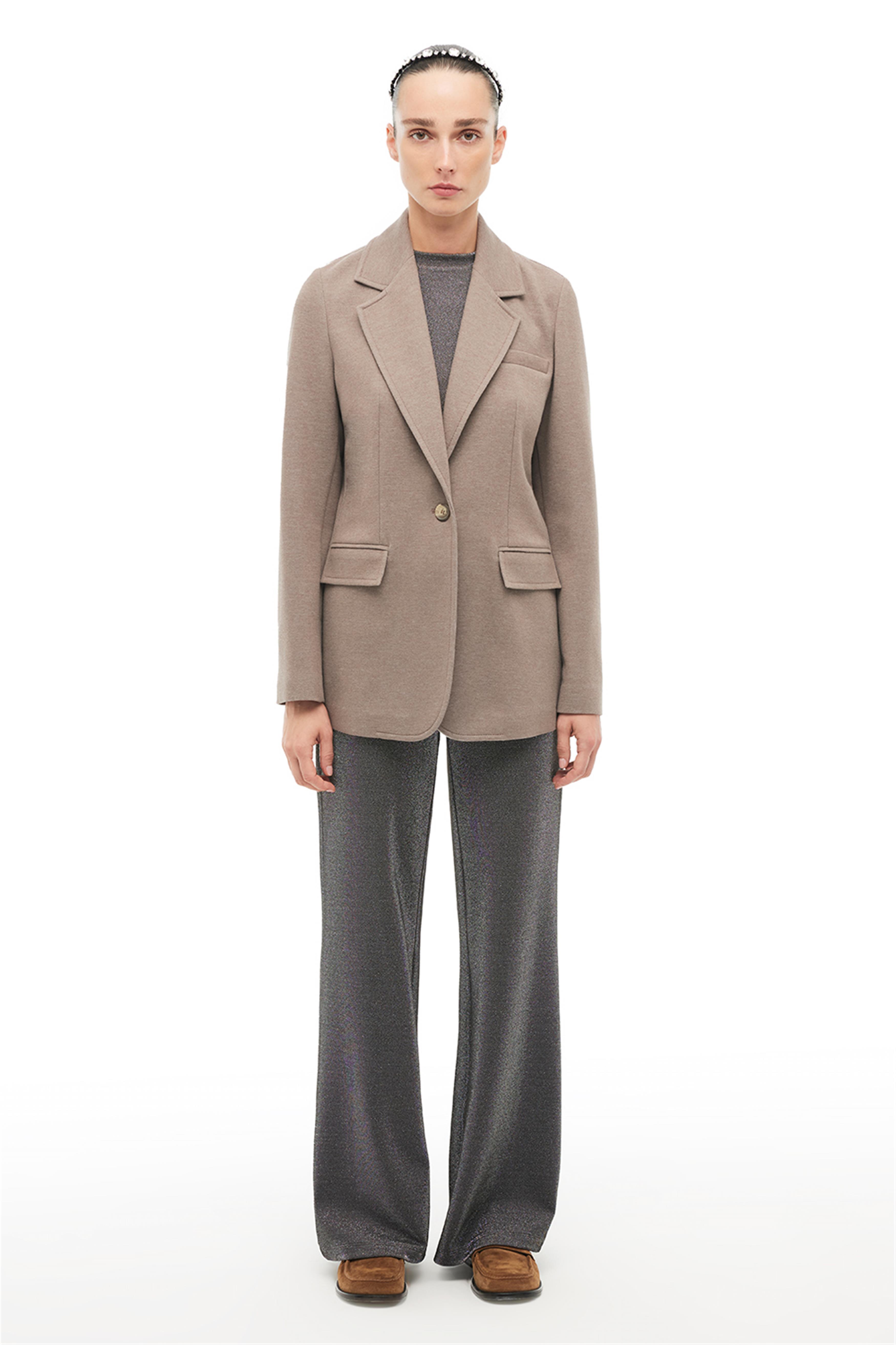 Kahverengi Klasik Yaka Ceket