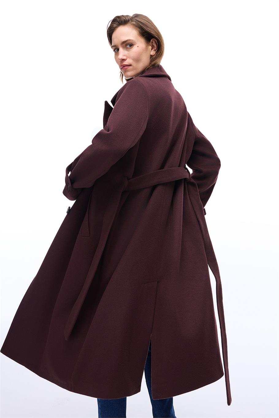 Kavya Kahverengi Renk Kadın Kaban