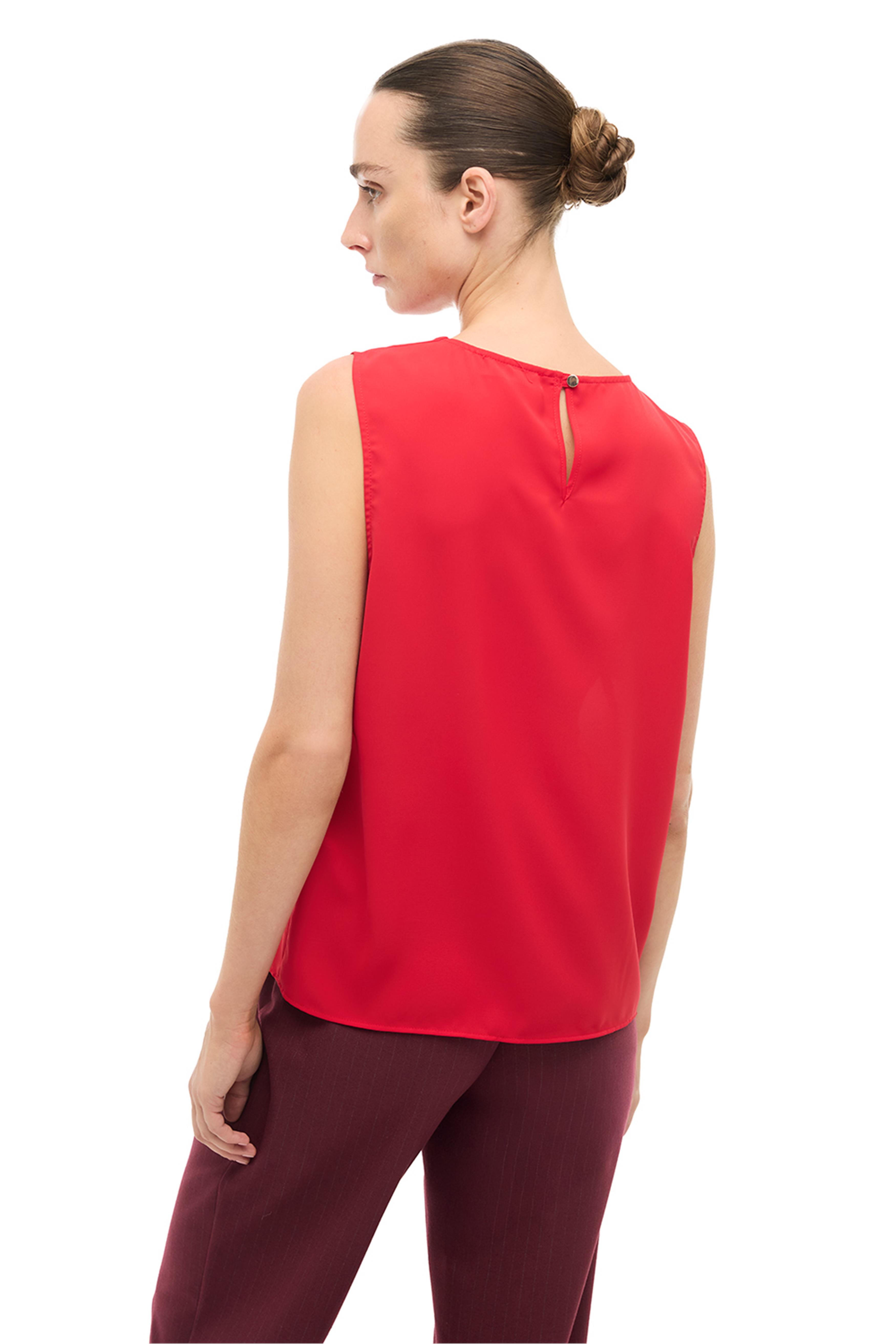 Kırmızı Bisiklet Taka Sıfır Kol Bluz