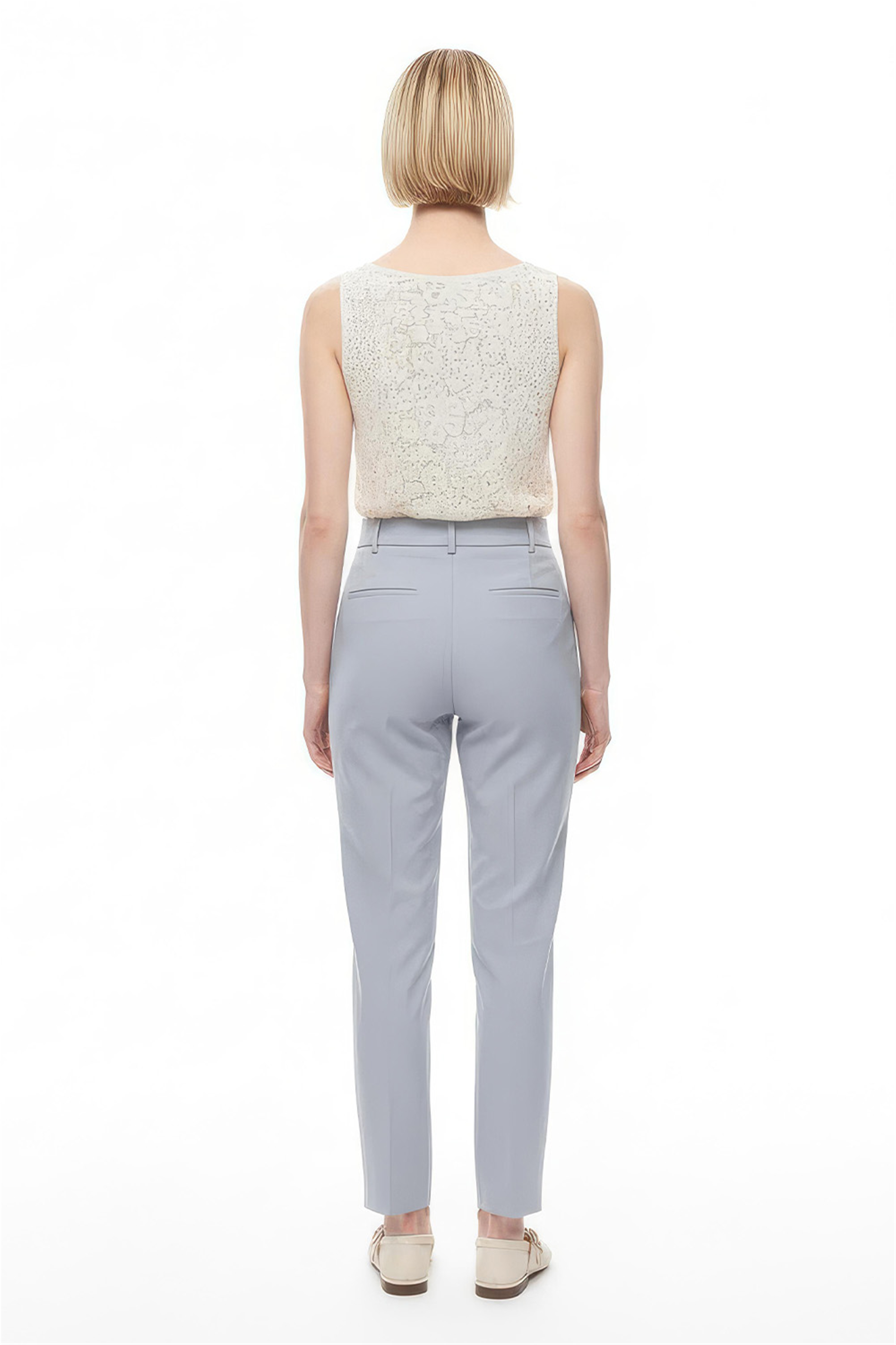 Morningstar Slim Fit Uzun Boy Gri Pantolon