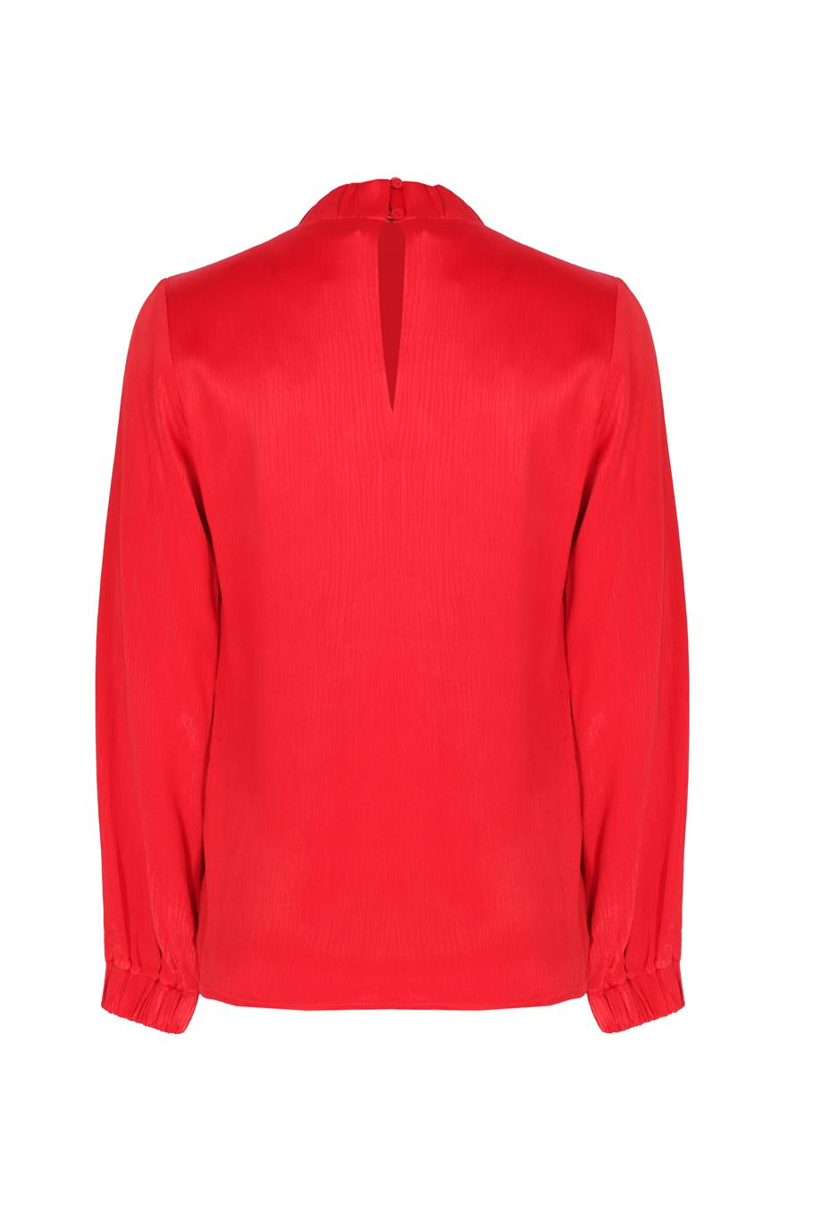 Mudita Regular Fit Kırmızı Renk Kadın Bluz