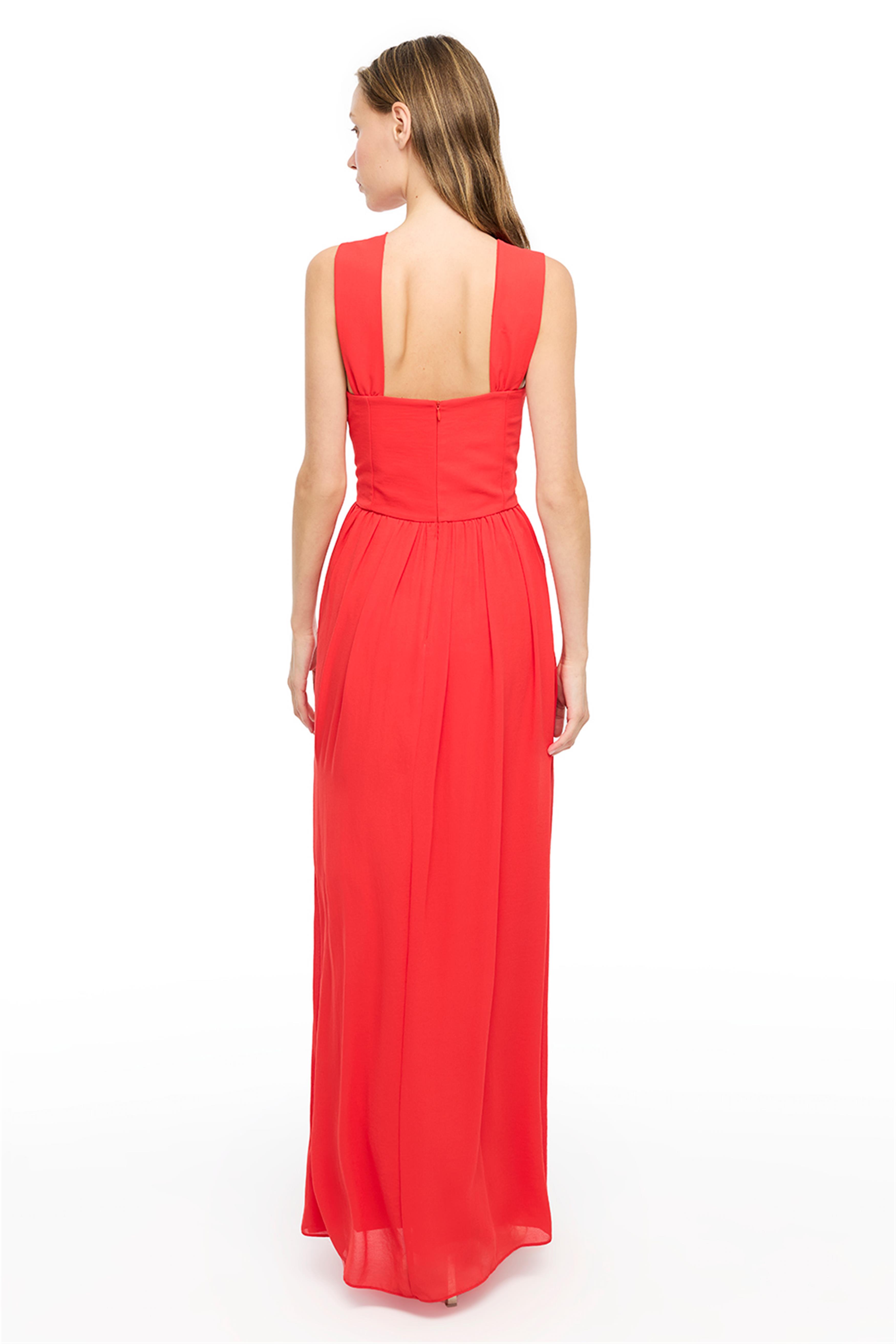 Nefertiti Kırmızı Renk Elbise