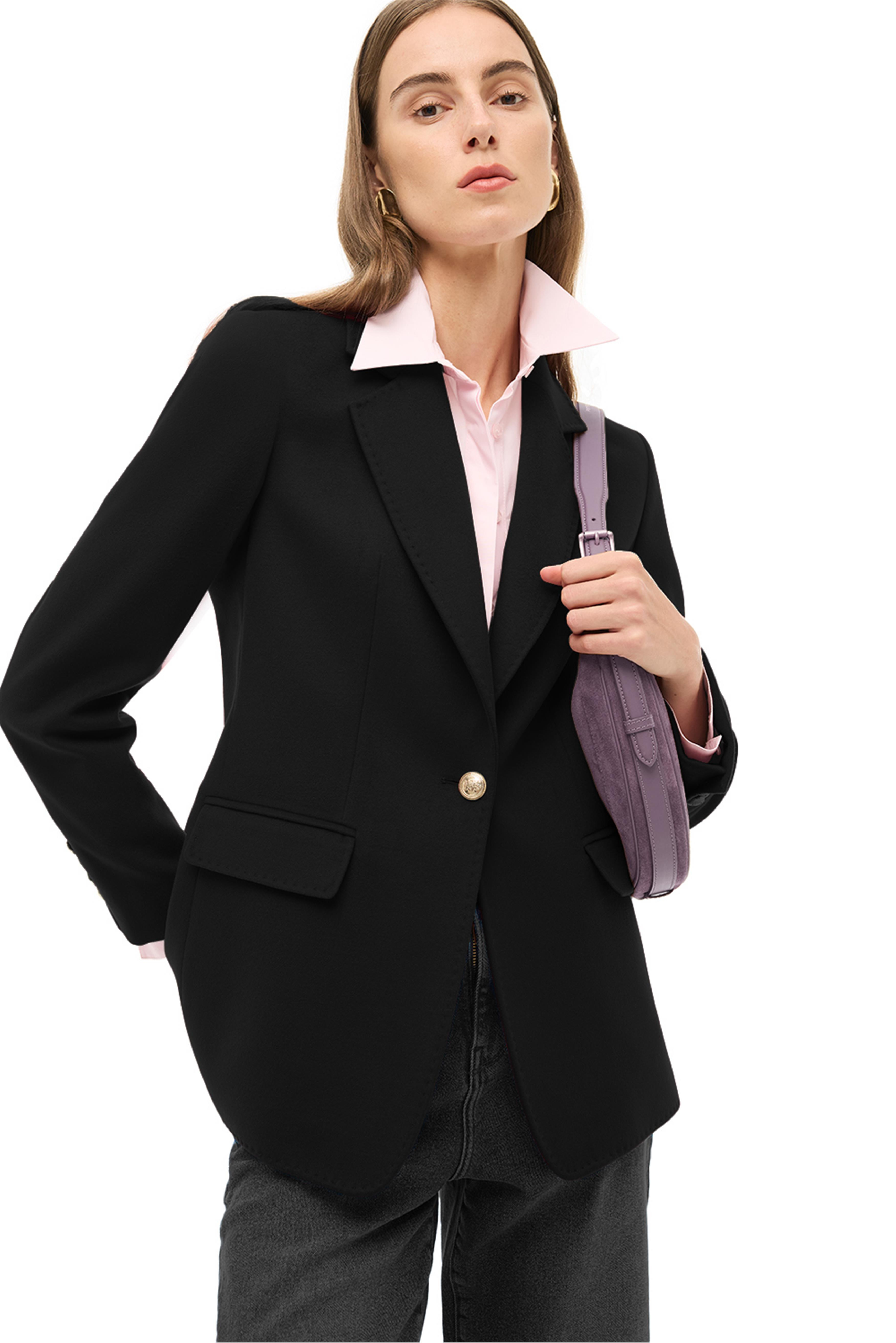 Siyah Klasik Yaka Ceket