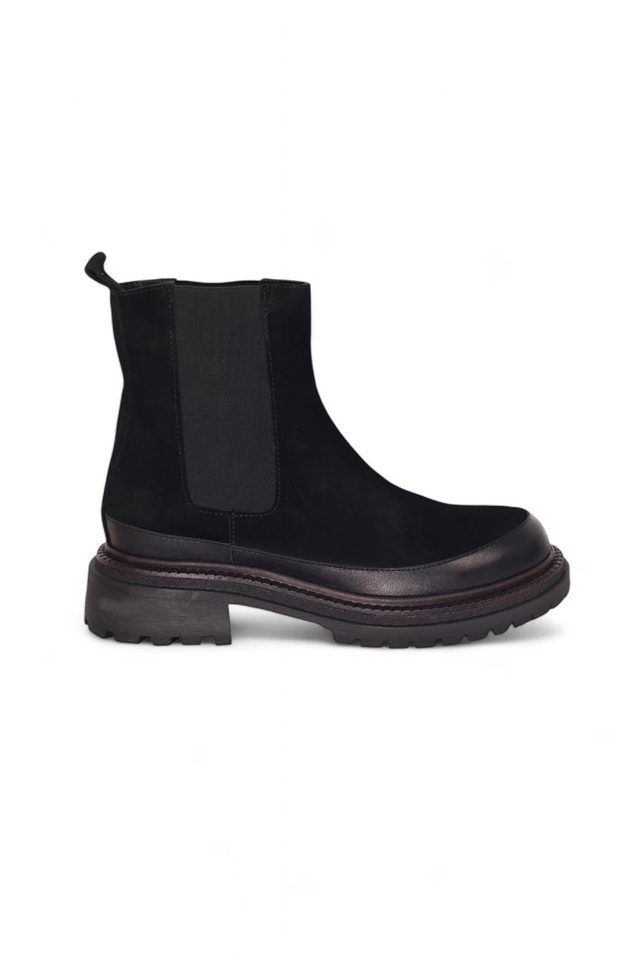 Siyah Süet Bilekte Bot