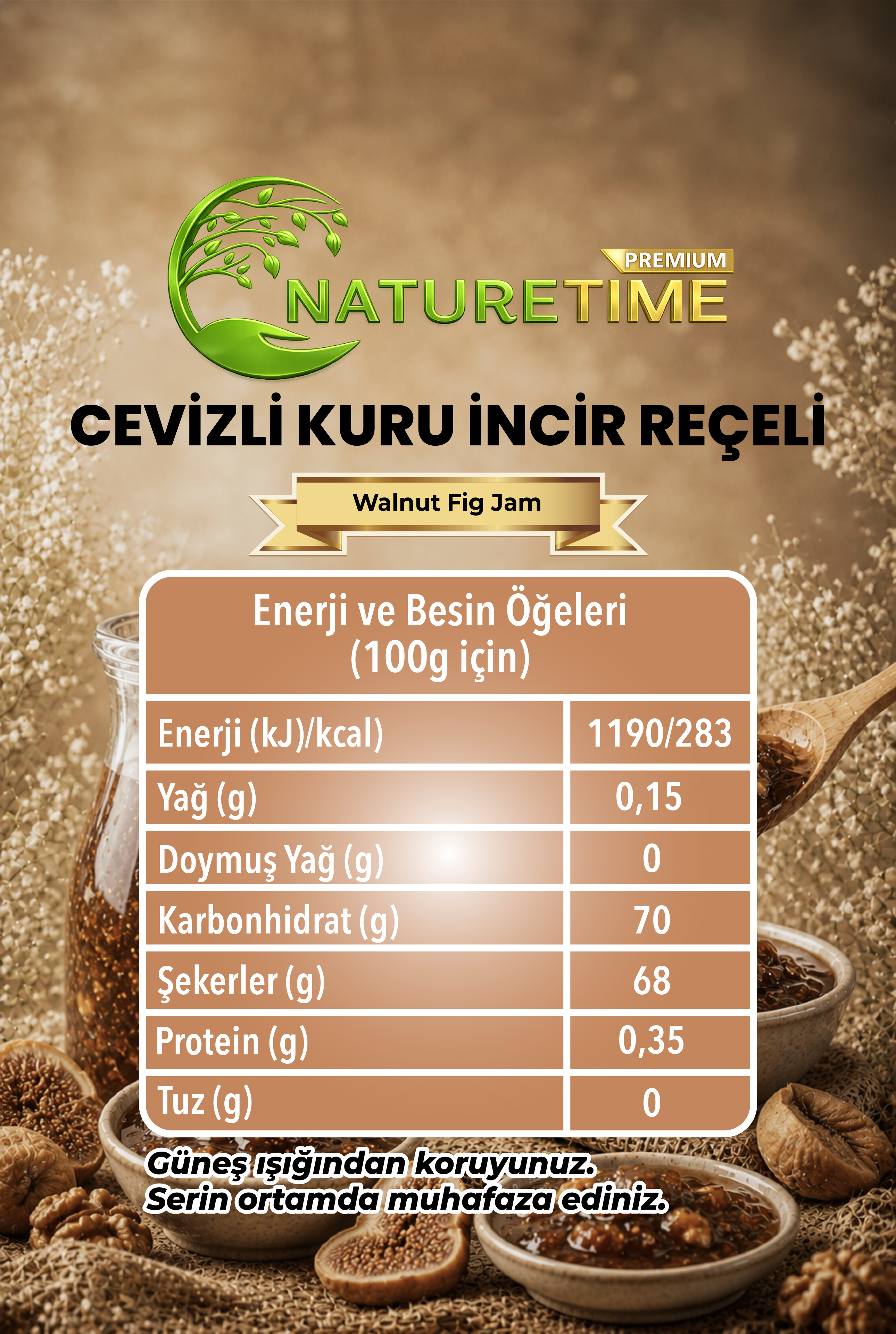 Cevizli Kuru İncir Reçeli
