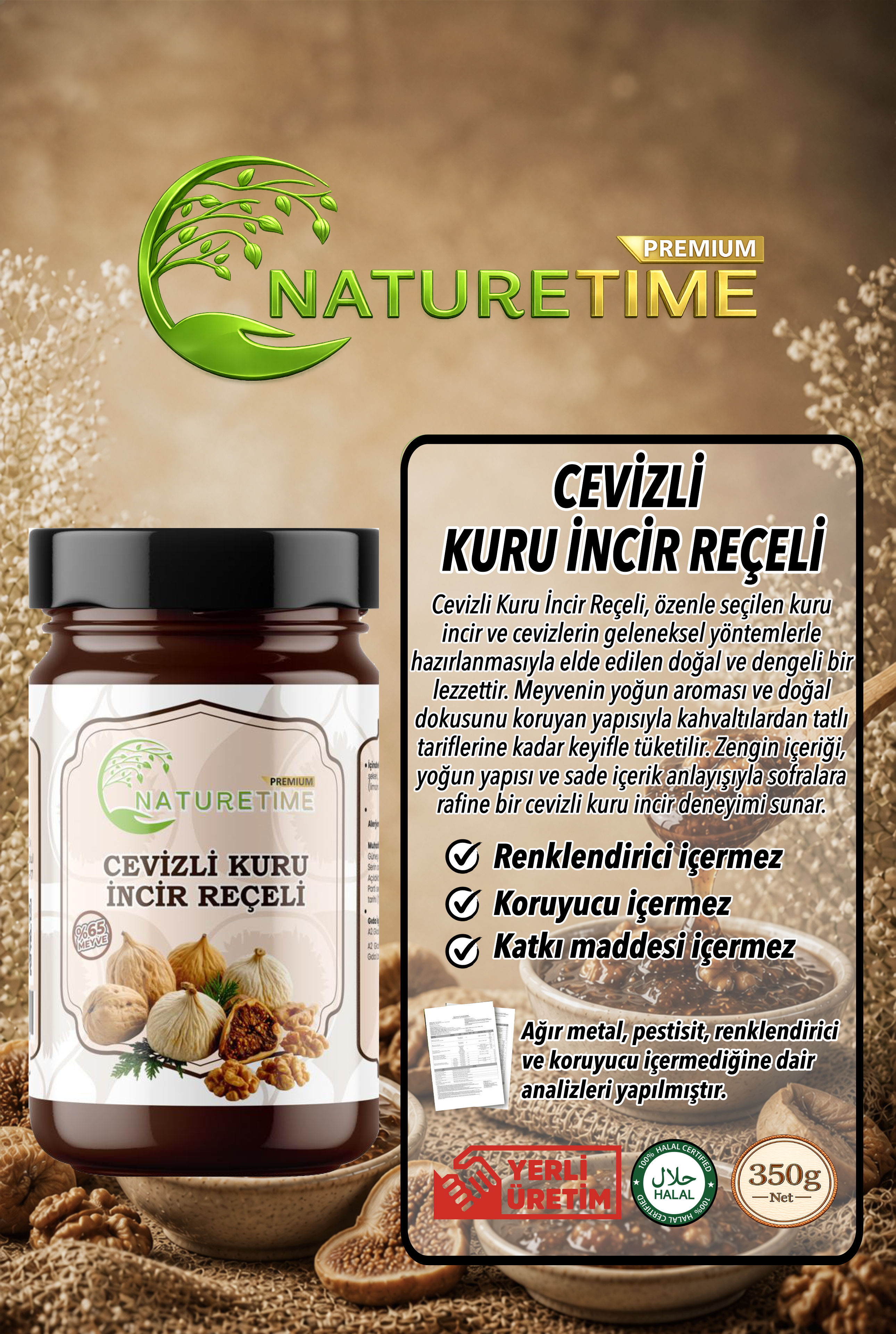 Cevizli Kuru İncir Reçeli