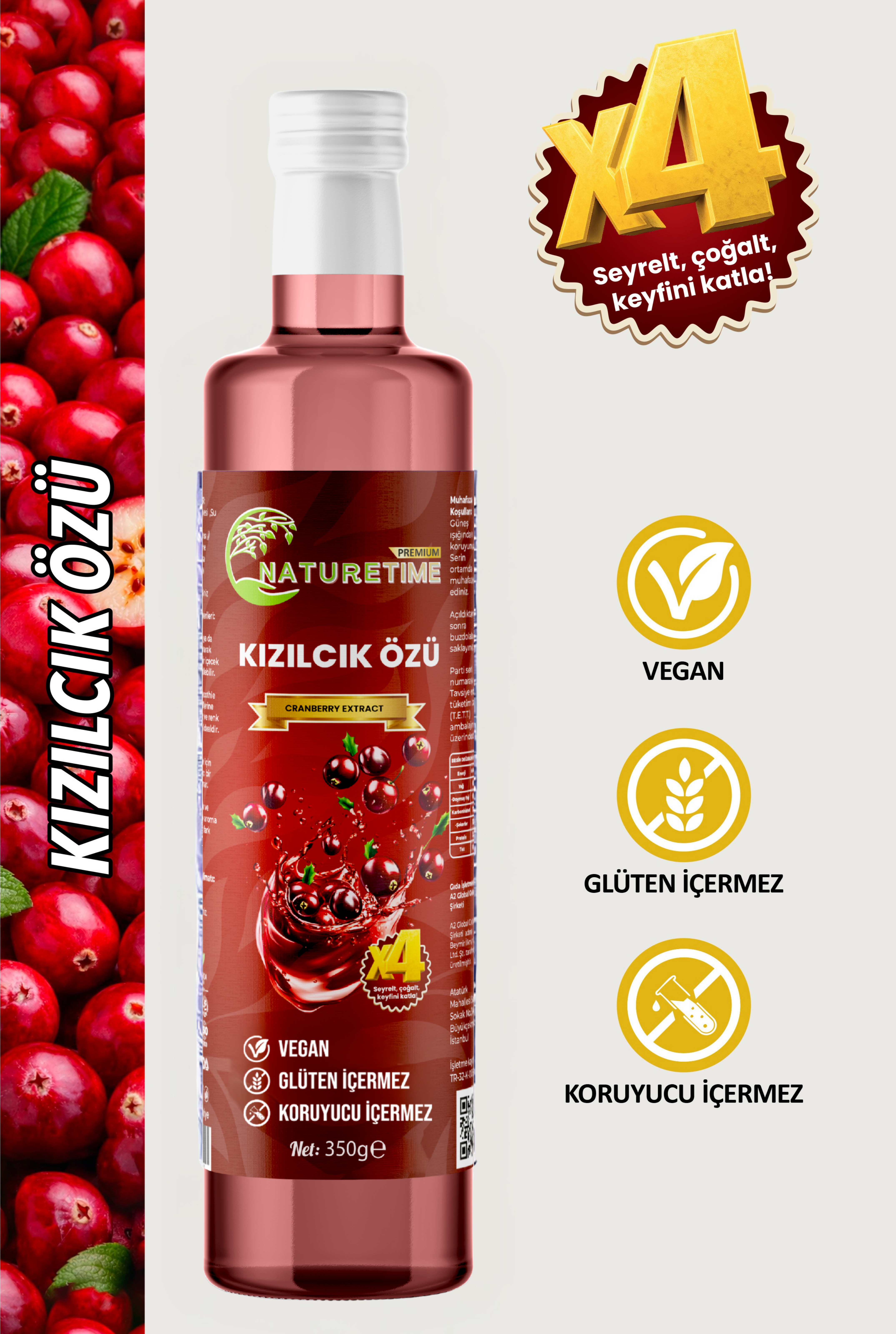 Kızılcık Özü 350 gr