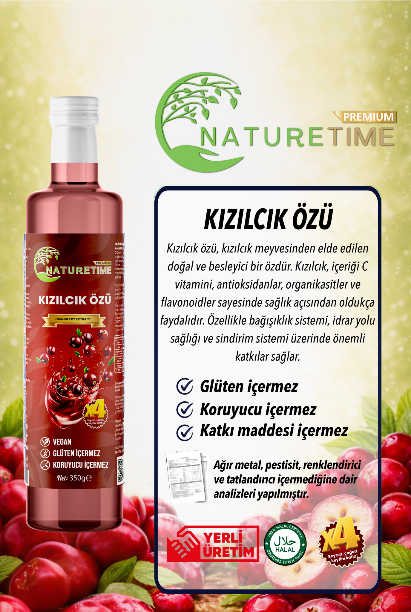 Kızılcık Özü 350 gr