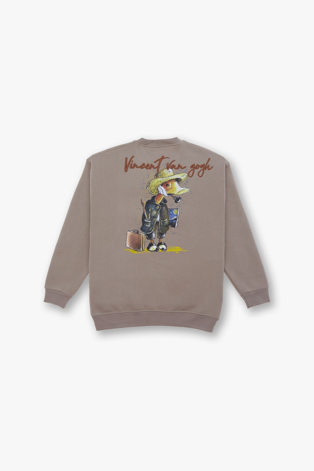 Art Nomad Oversize Sweatshirt Kadın Vizon