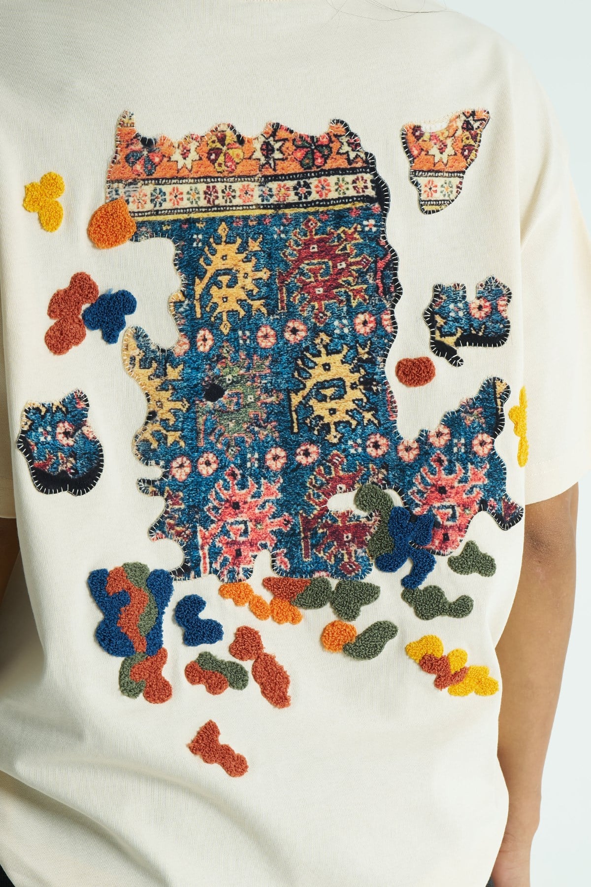 Authentic Oversize Kadın Tişört Stone