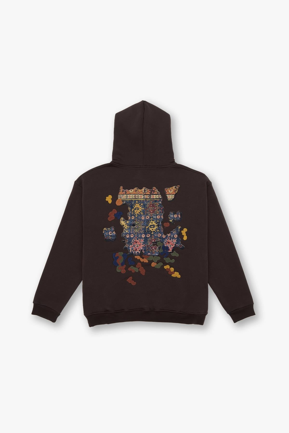 Authentic Oversize Sweatshirt Erkek Kahverengi