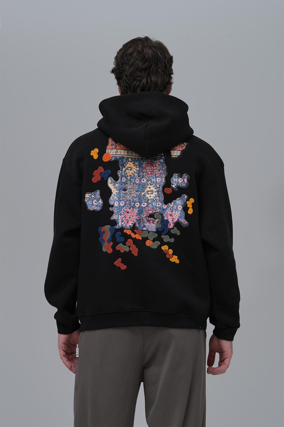 Authentic Oversize Sweatshirt Erkek Siyah