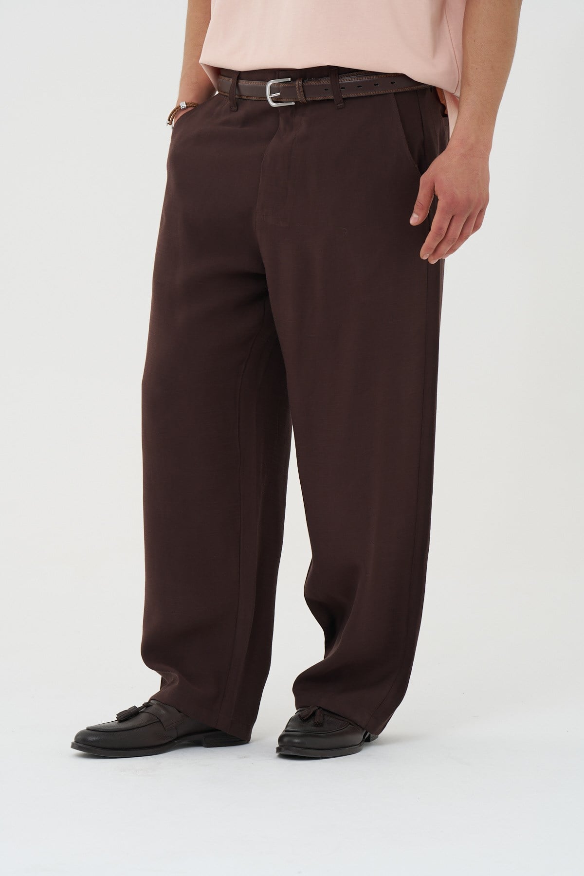 Avenue Relaxed Fit Erkek Pantolon Kahverengi