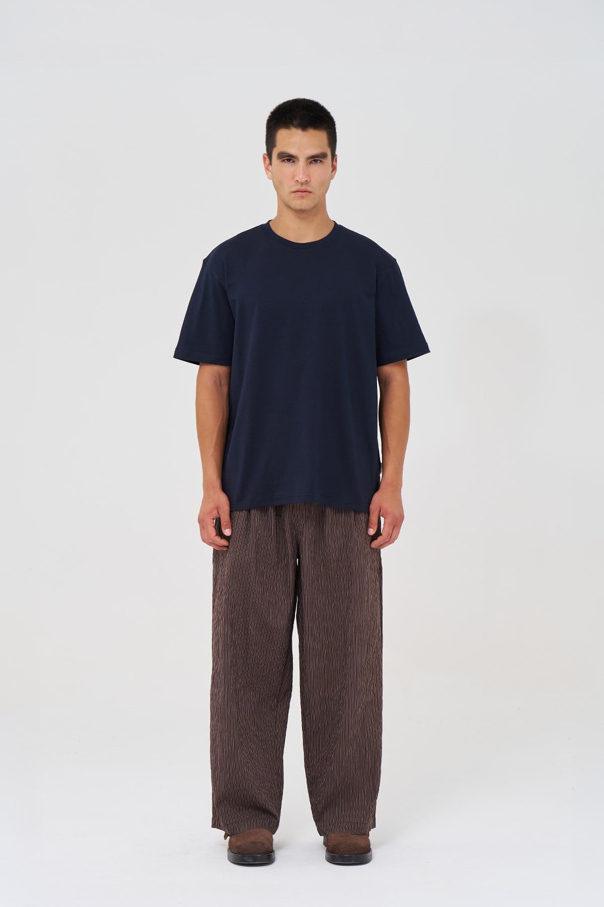 Basic Regular Fit Tişört Erkek /02 Lacivert