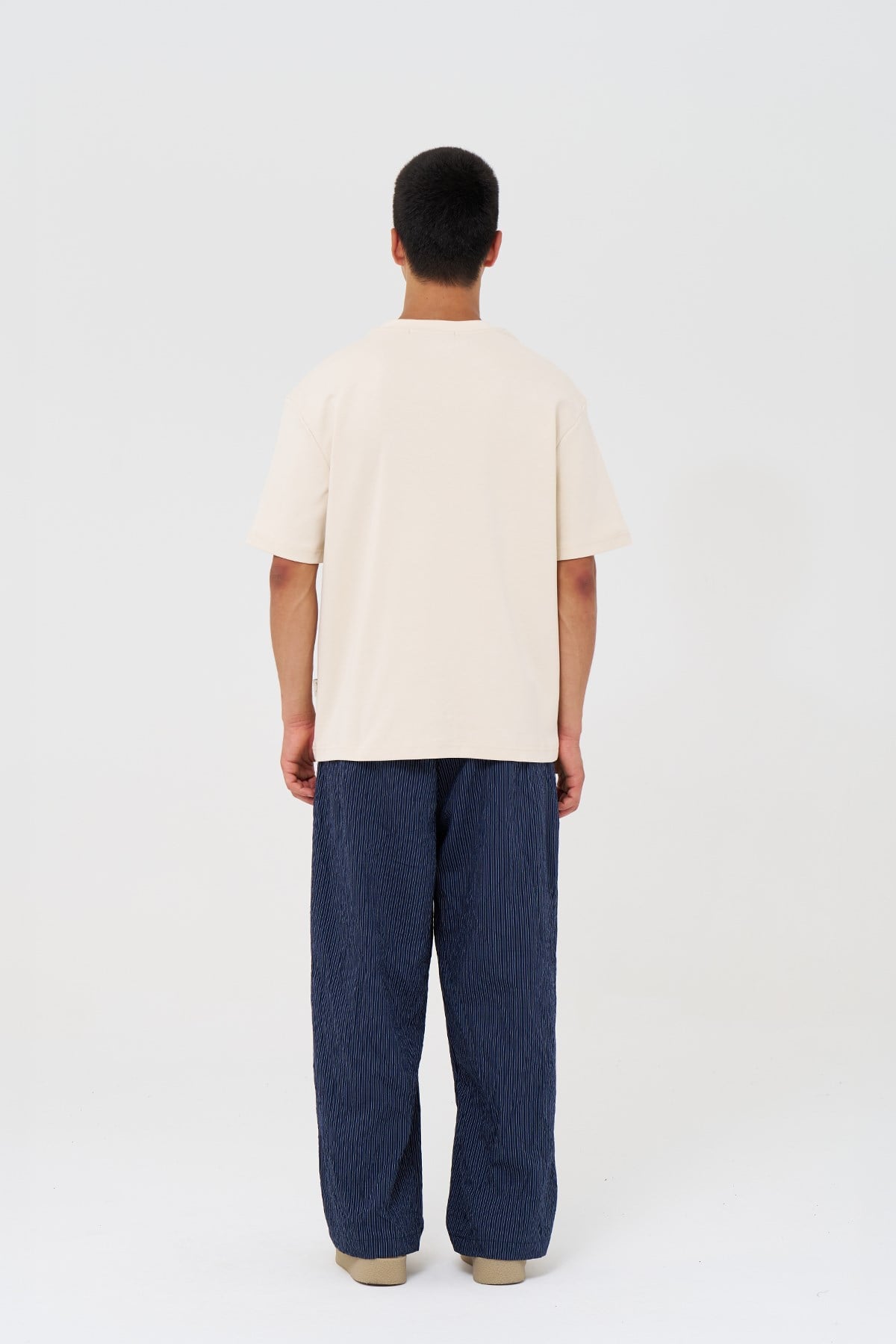 Basic Relaxed Fit Tişört Erkek /03 Stone