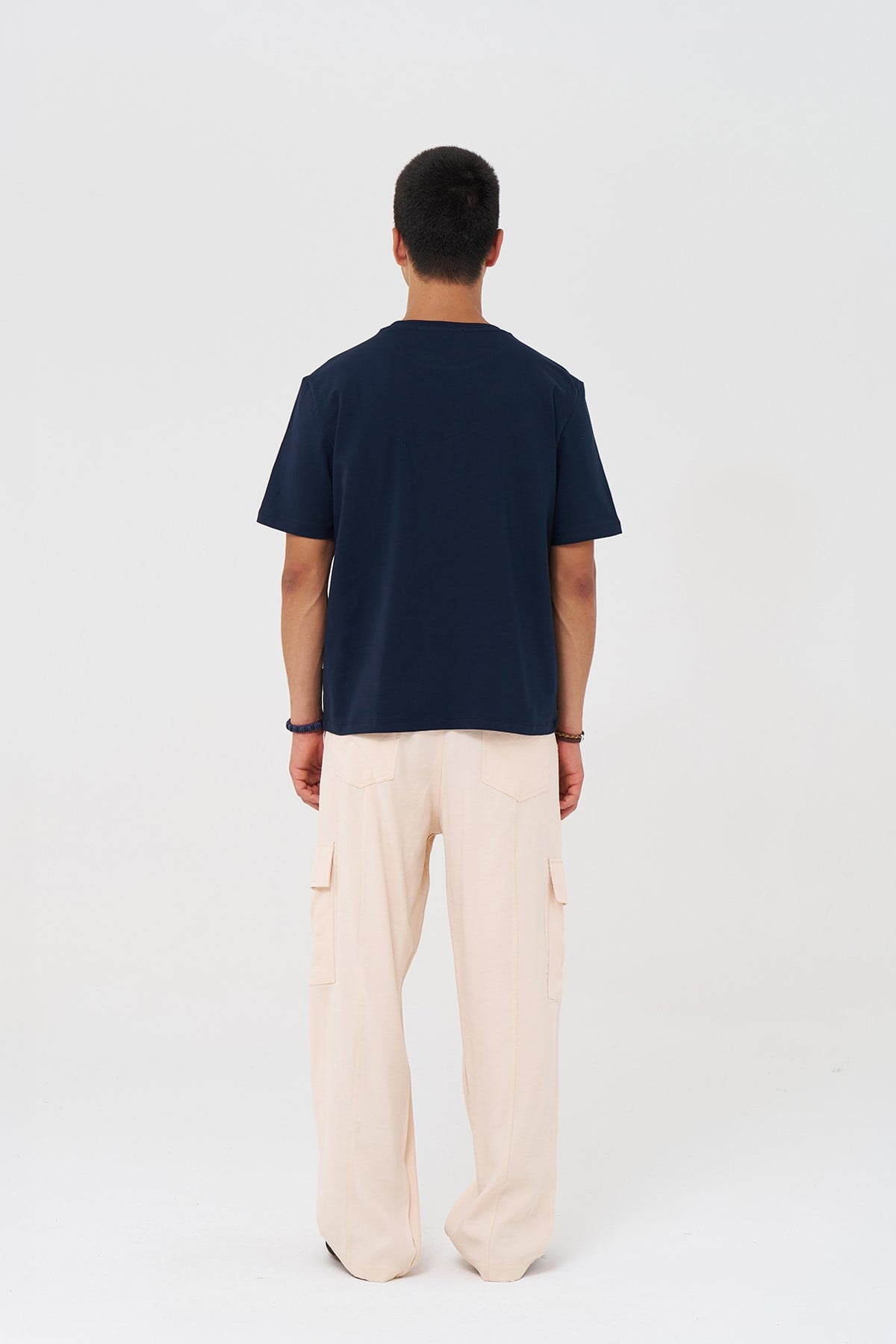 Basic Slim Fit Tişört Erkek /01 Lacivert