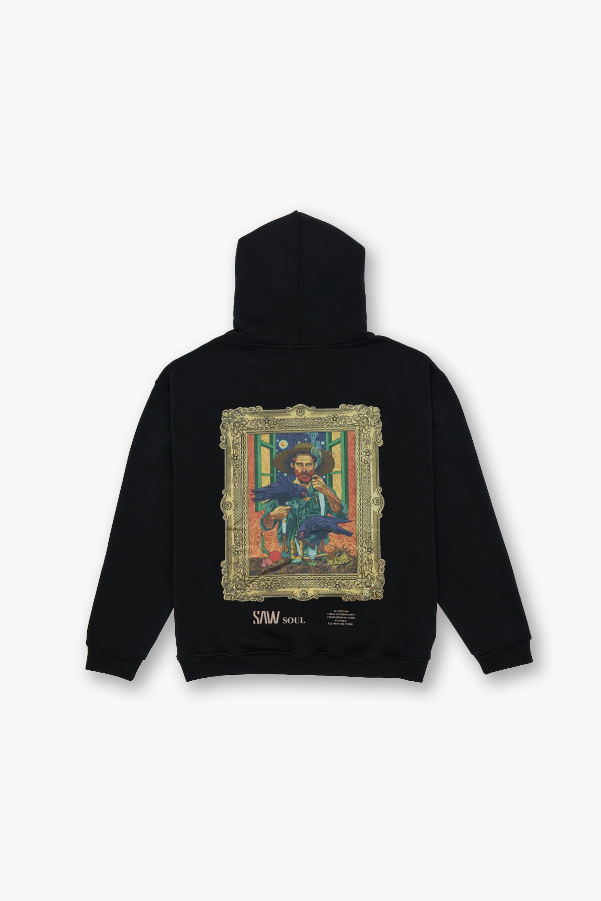 Beyond the Frame Oversize Sweatshirt Erkek Siyah