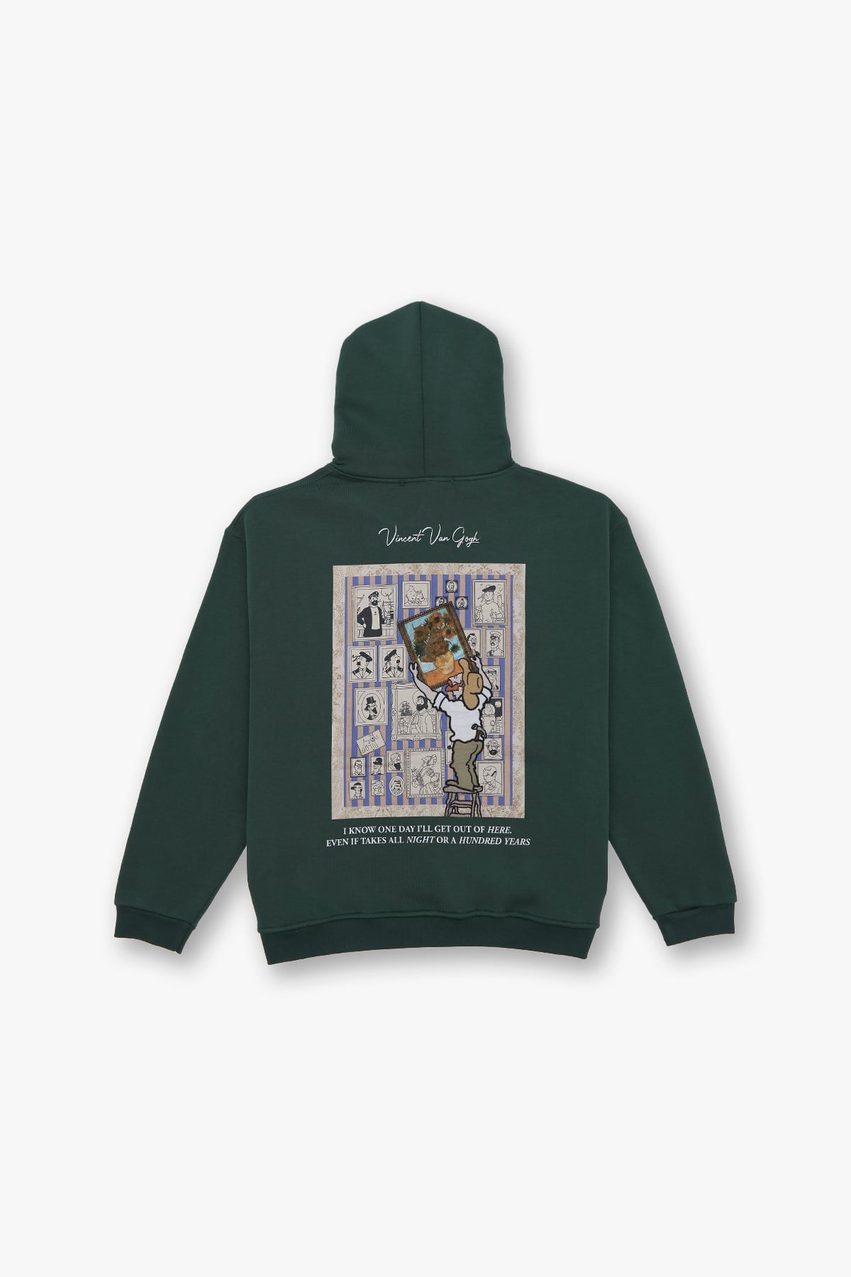 Beyond the Frames Oversize Sweatshirt Erkek Yeşil