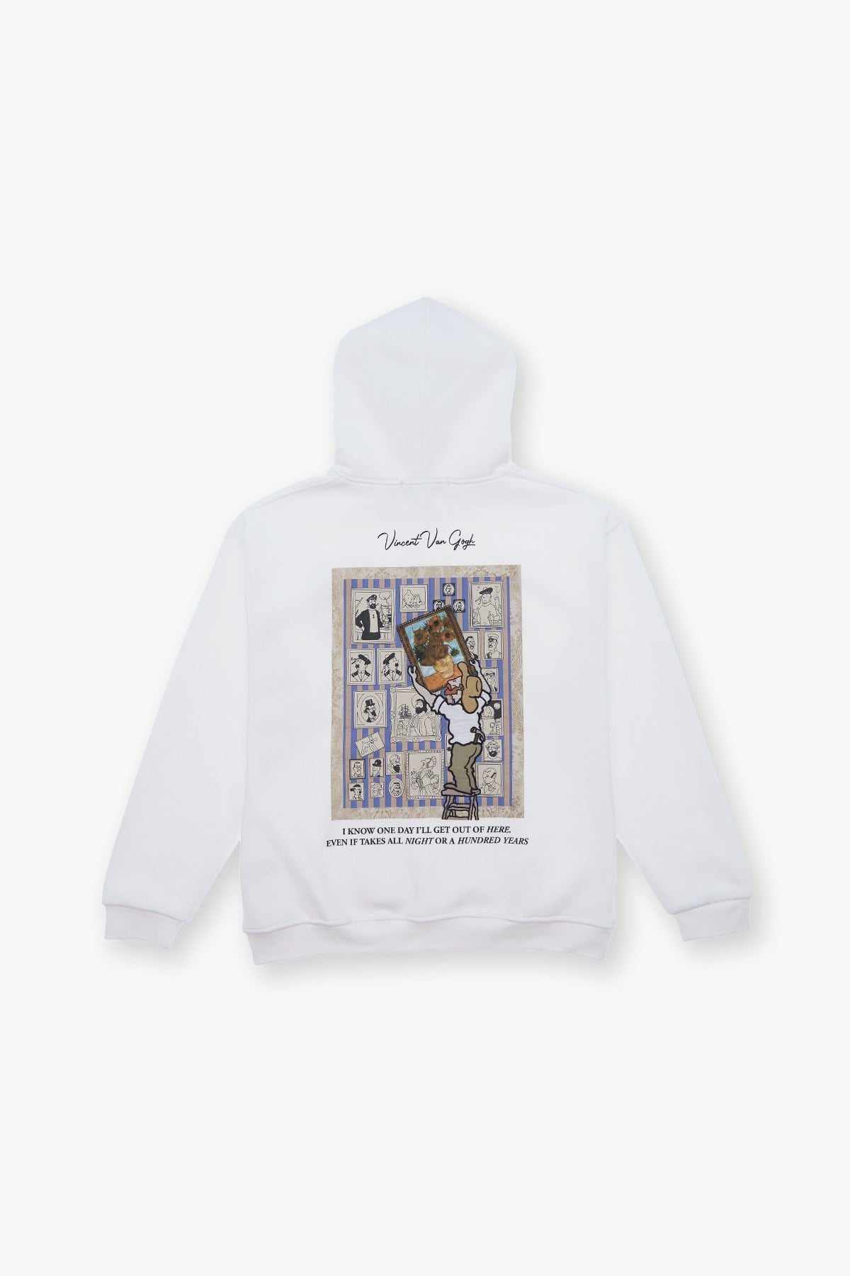 Beyond the Frames Oversize Sweatshirt Erkek Ekru