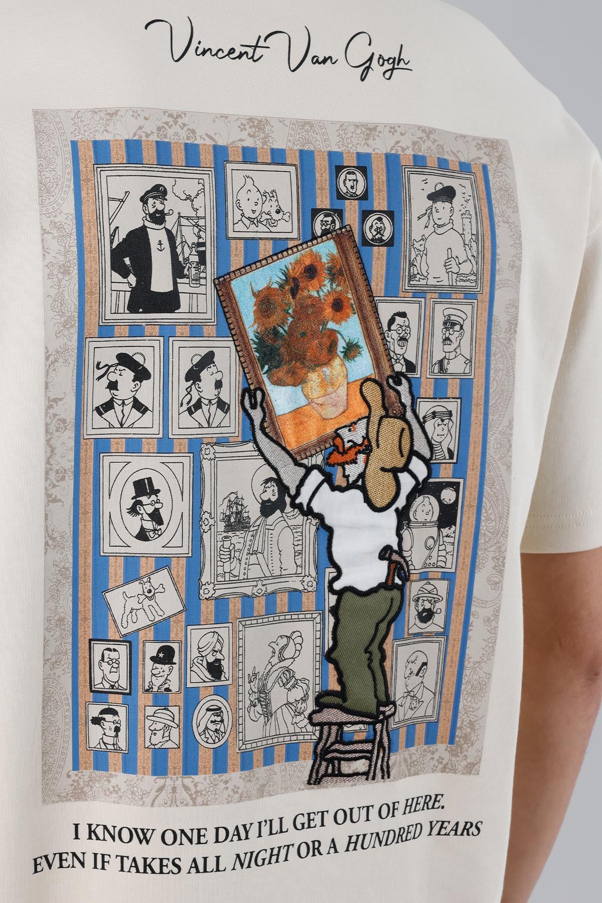 Beyond the Frames Regular Fit Tişört Erkek Stone