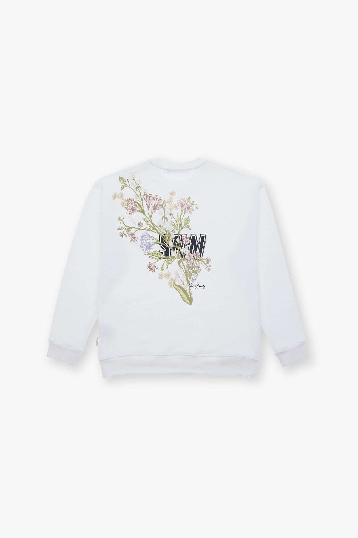 Bloom Spirit Oversize Sweatshirt Kadın Ekru
