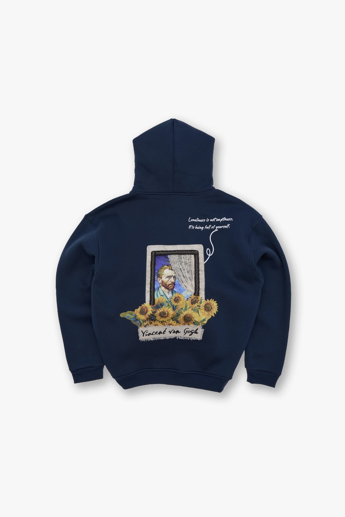 Blooming Canvas Oversize Sweatshirt Erkek İndigo
