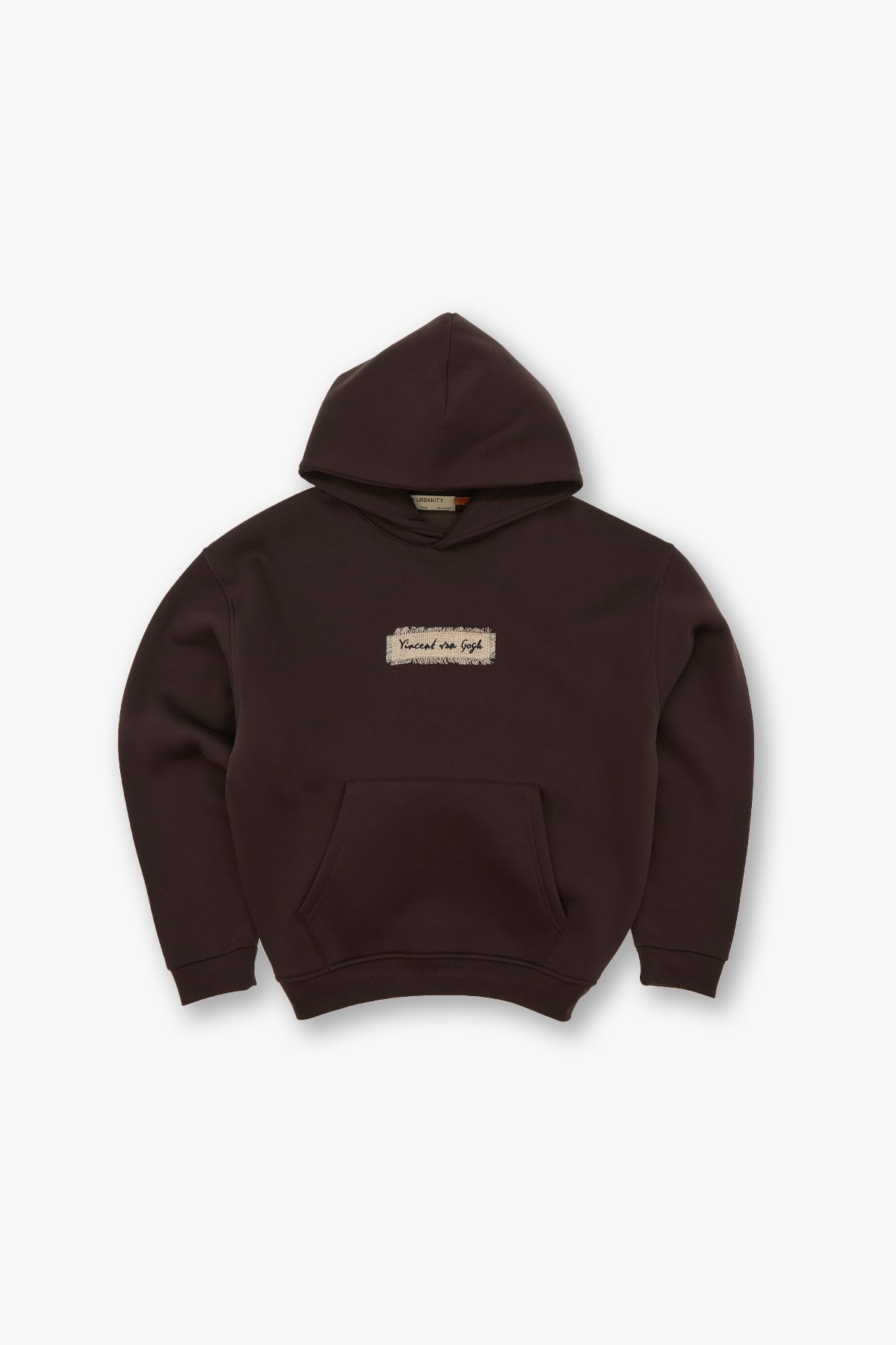 Blooming Canvas Oversize Sweatshirt Erkek Kahverengi