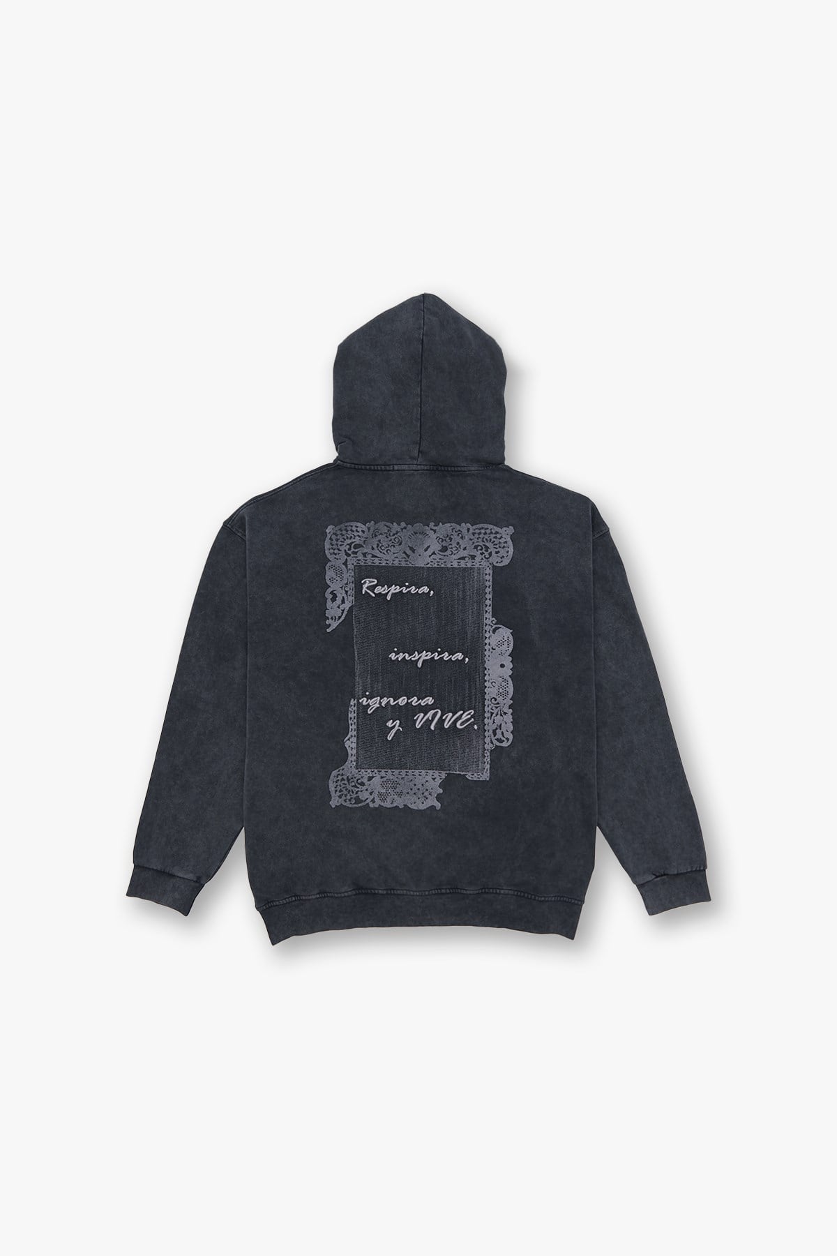 Breathe & Live Oversize Sweatshirt Kadın Siyah