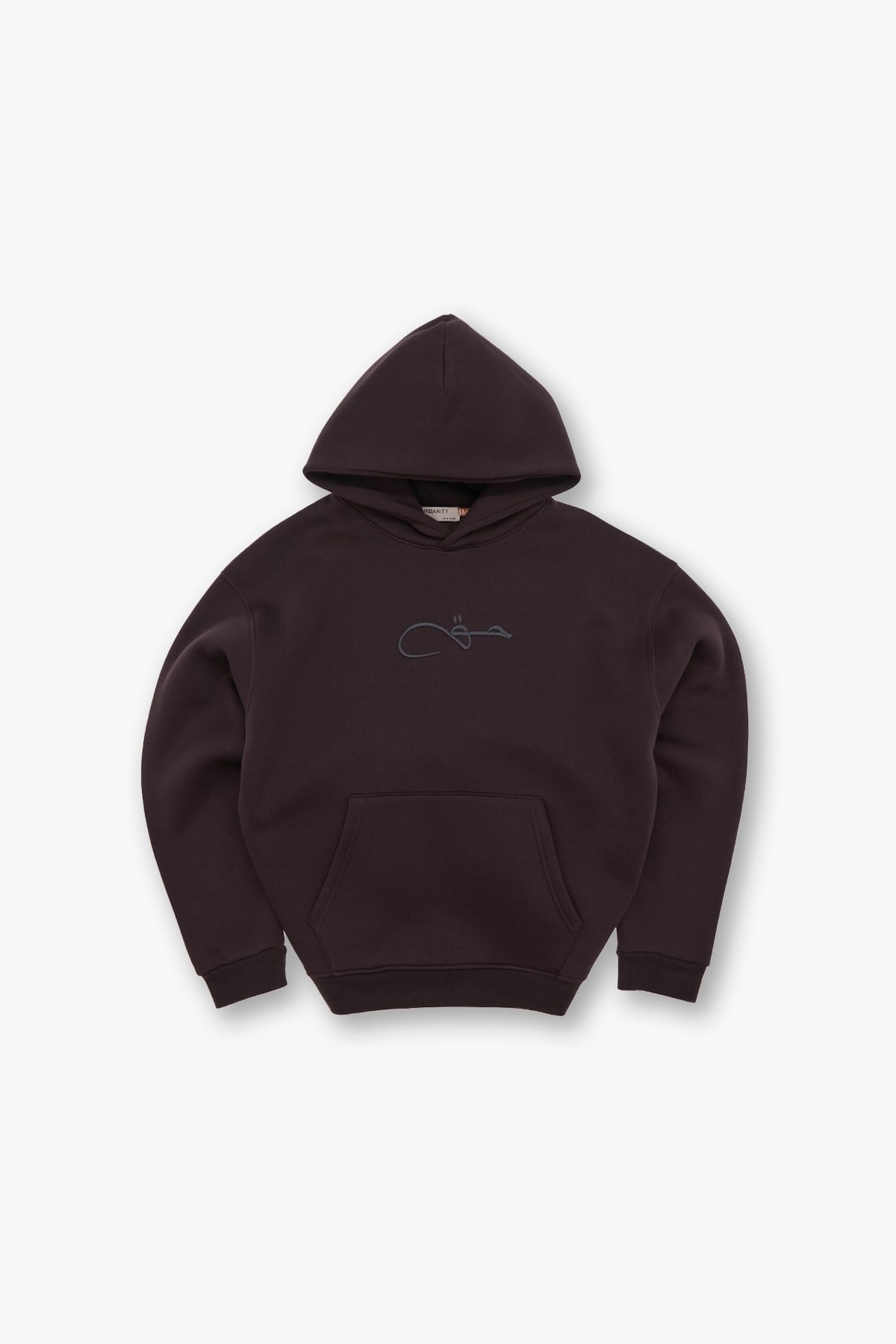 Calligraphy Carpet Oversize Sweatshirt Kadın Kahverengi