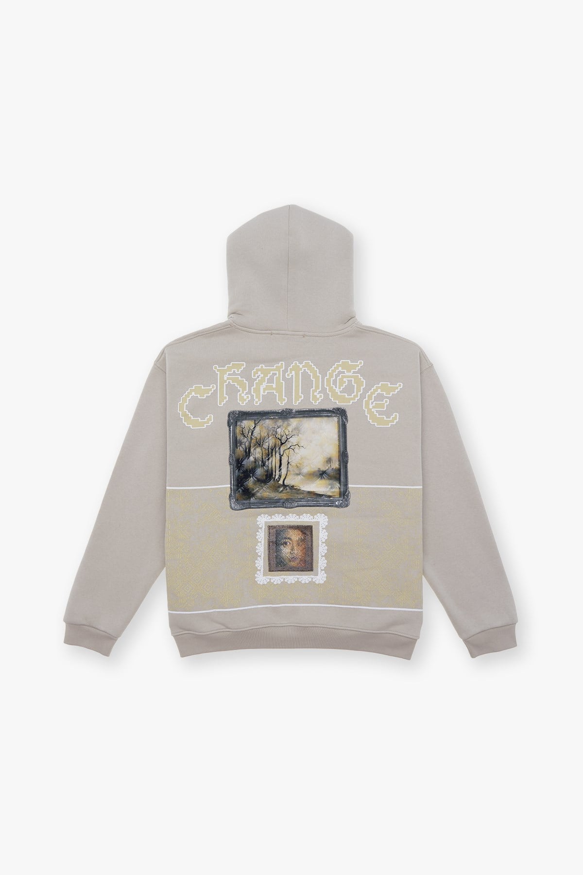 Change Oversize Sweatshirt Erkek Stone
