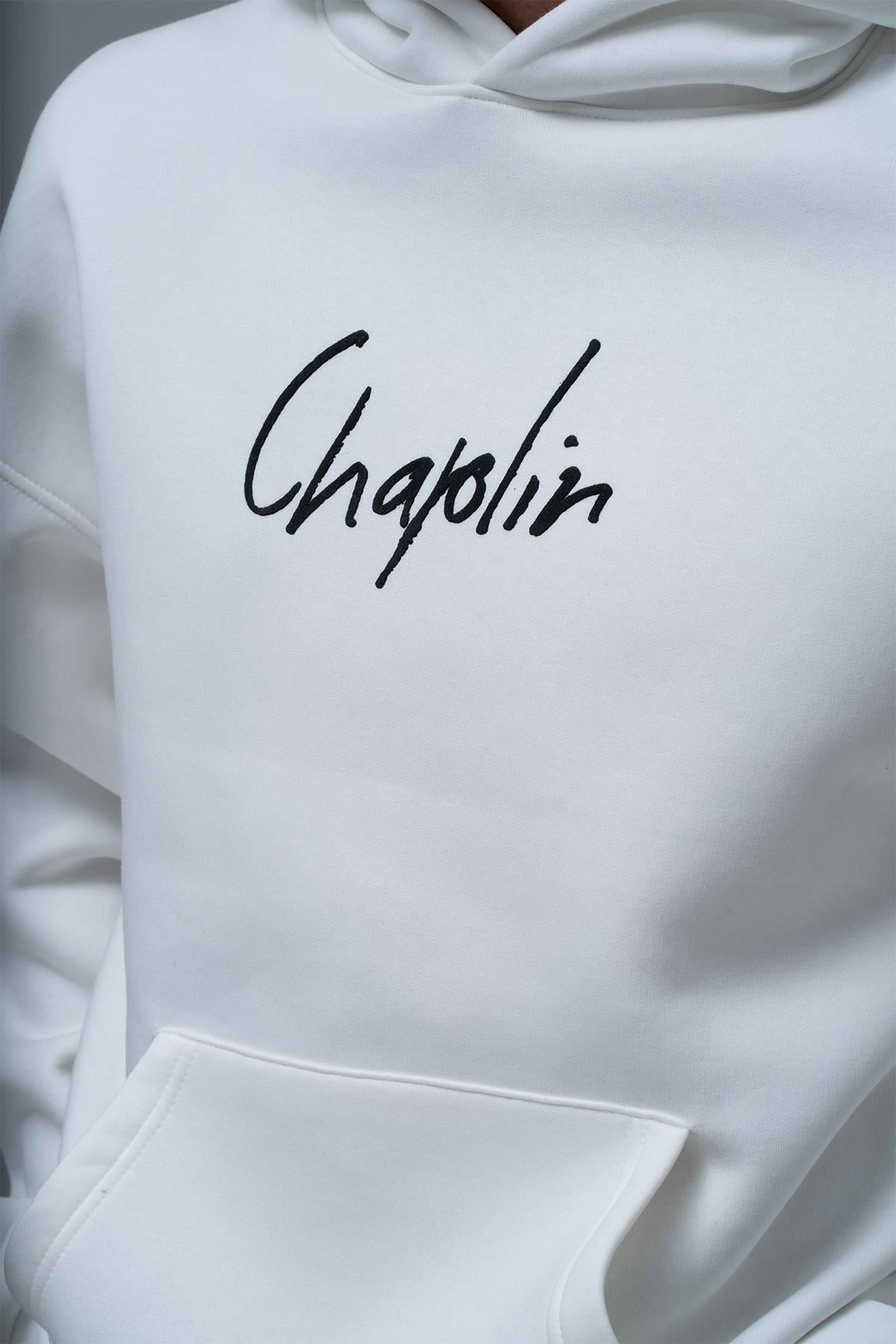 Chaplin Oversize Sweatshirt Erkek Taş