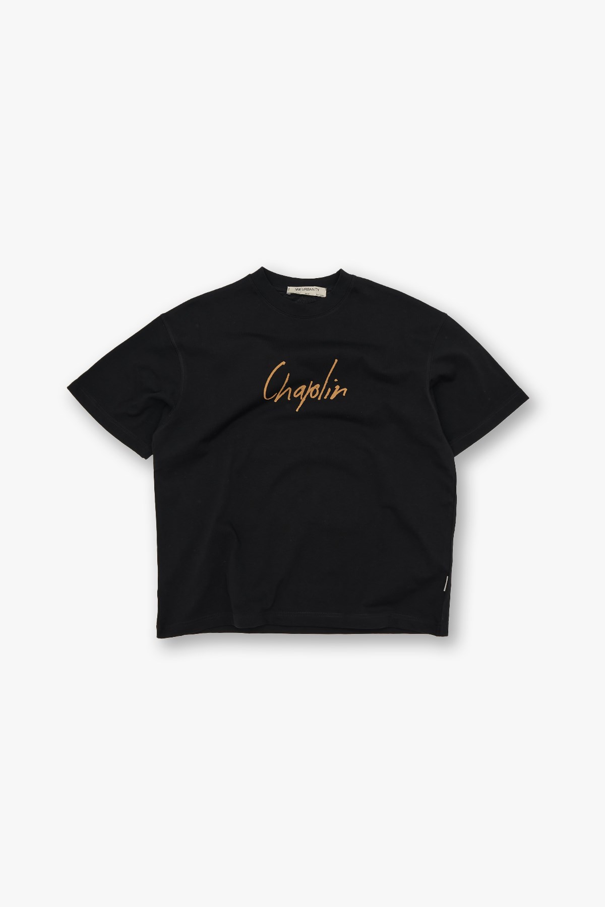 Chaplin Oversize Tişört Erkek Siyah