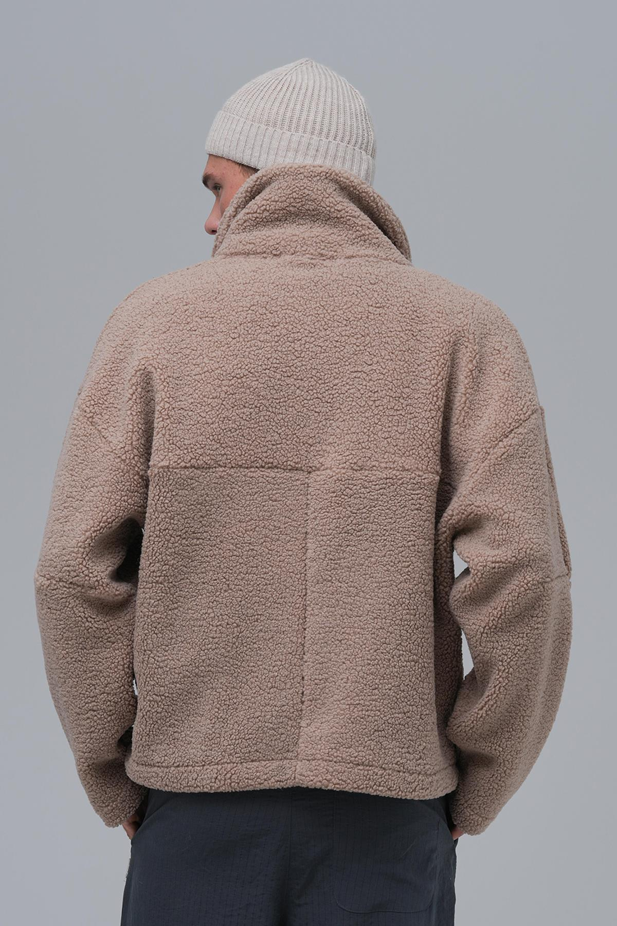 Classic Haven Oversize Welsoft Ceket Erkek Vizon