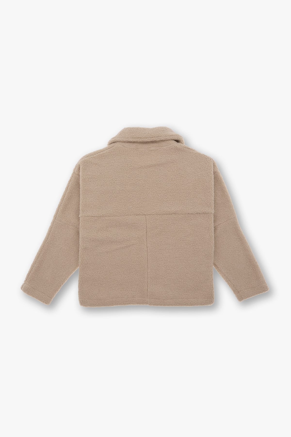 Classic Haven Oversize Welsoft Ceket Kadın Bej