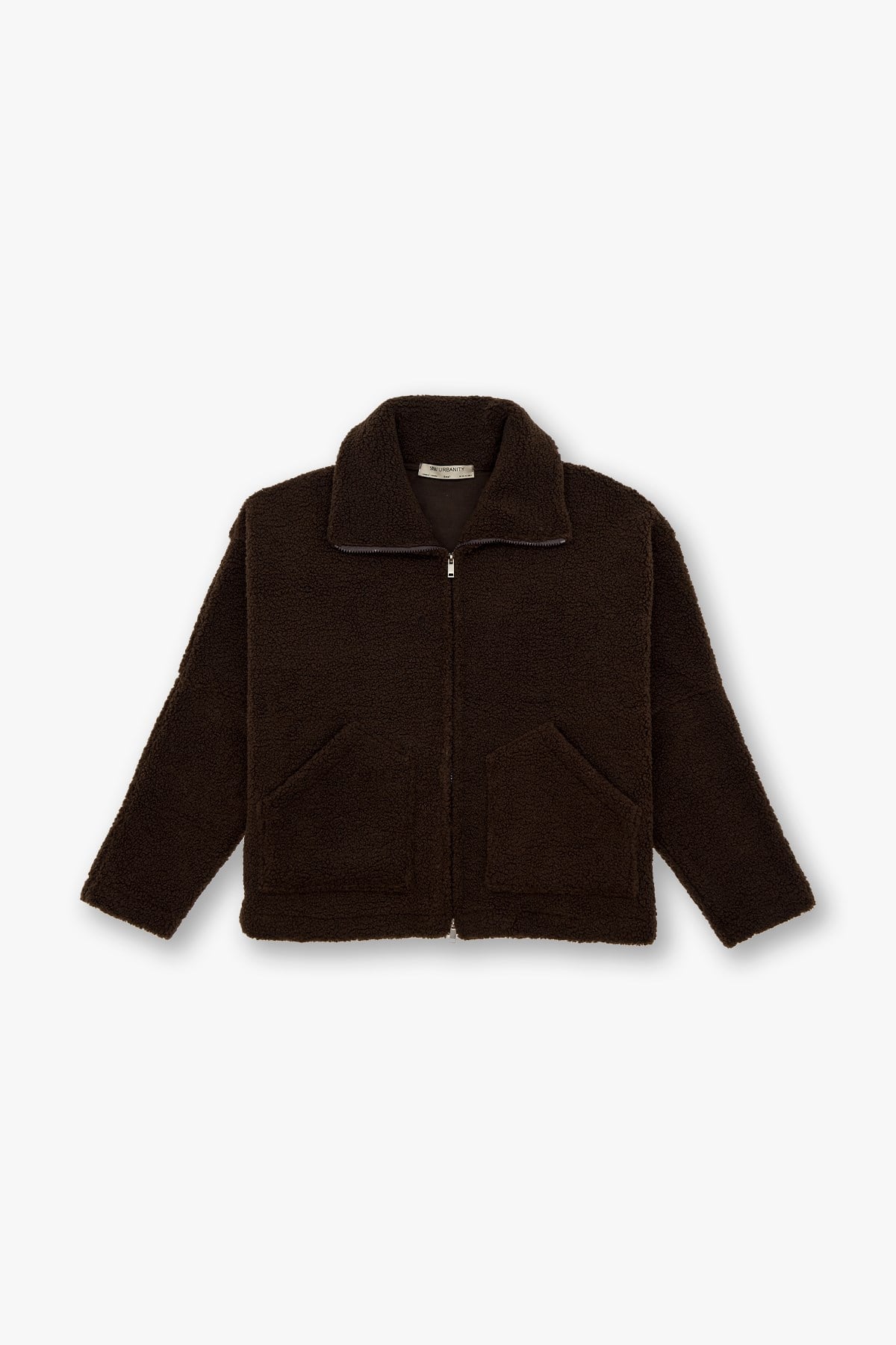Classic Haven Oversize Welsoft Ceket Kadın Kahverengi