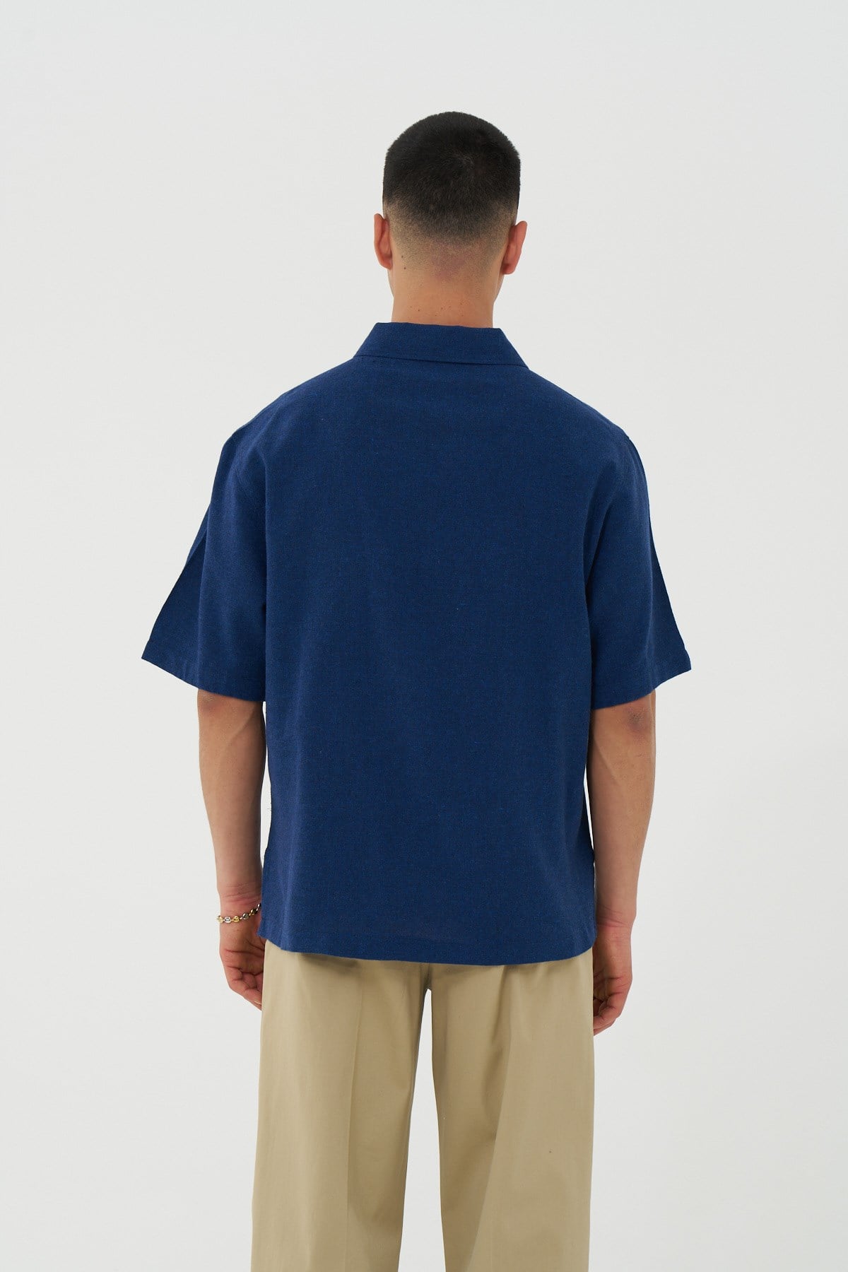 Core Regular Fit Erkek Gömlek İndigo