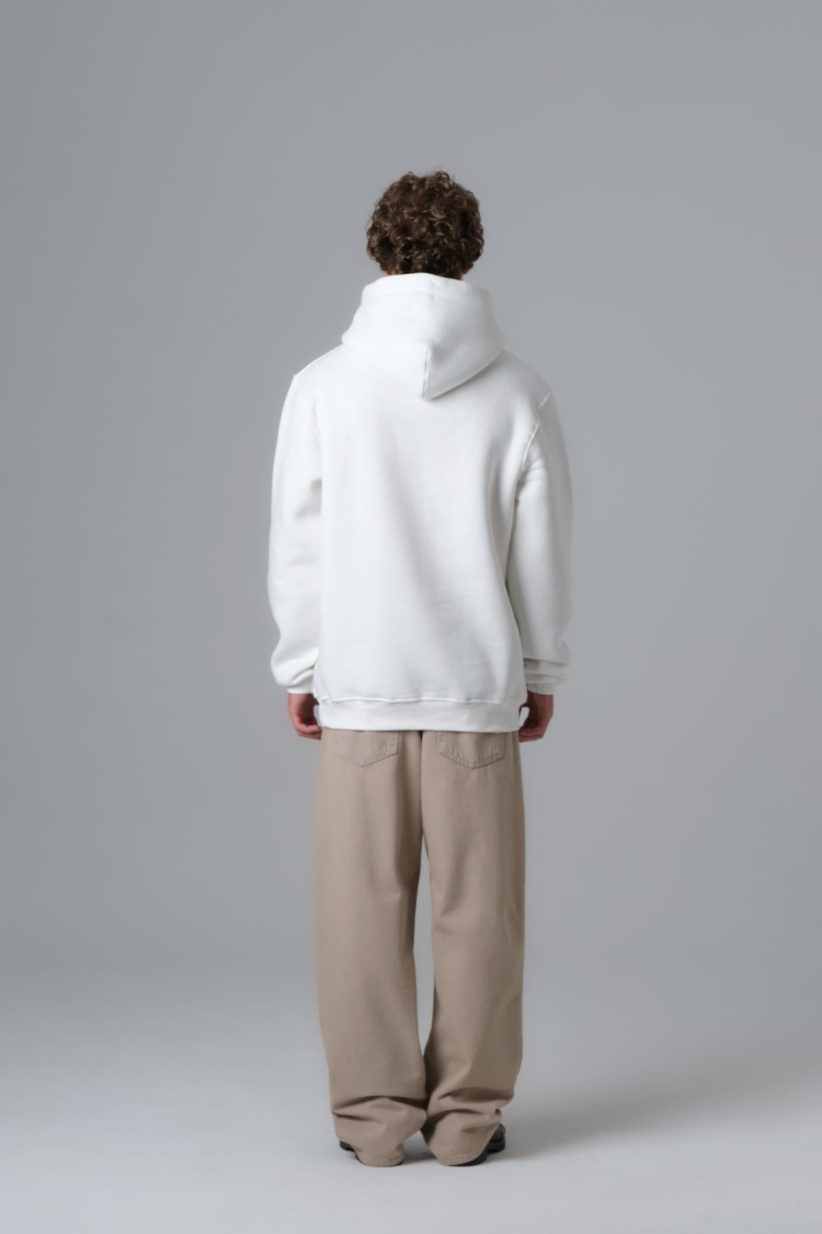 Emotion Sweatshirt Erkek Ekru