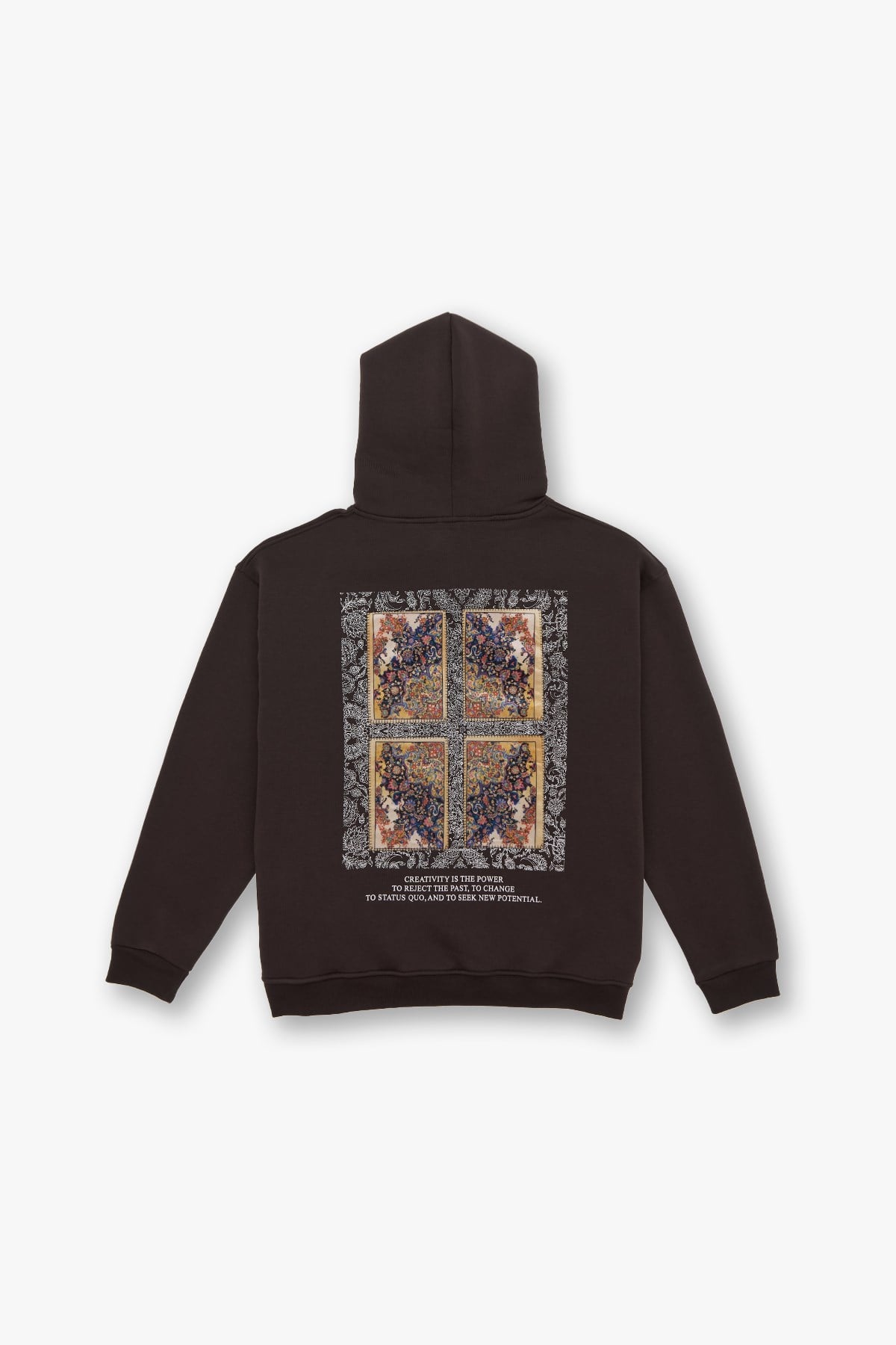 Endless Metamorphosis Oversize Sweatshirt Kadın Kahverengi
