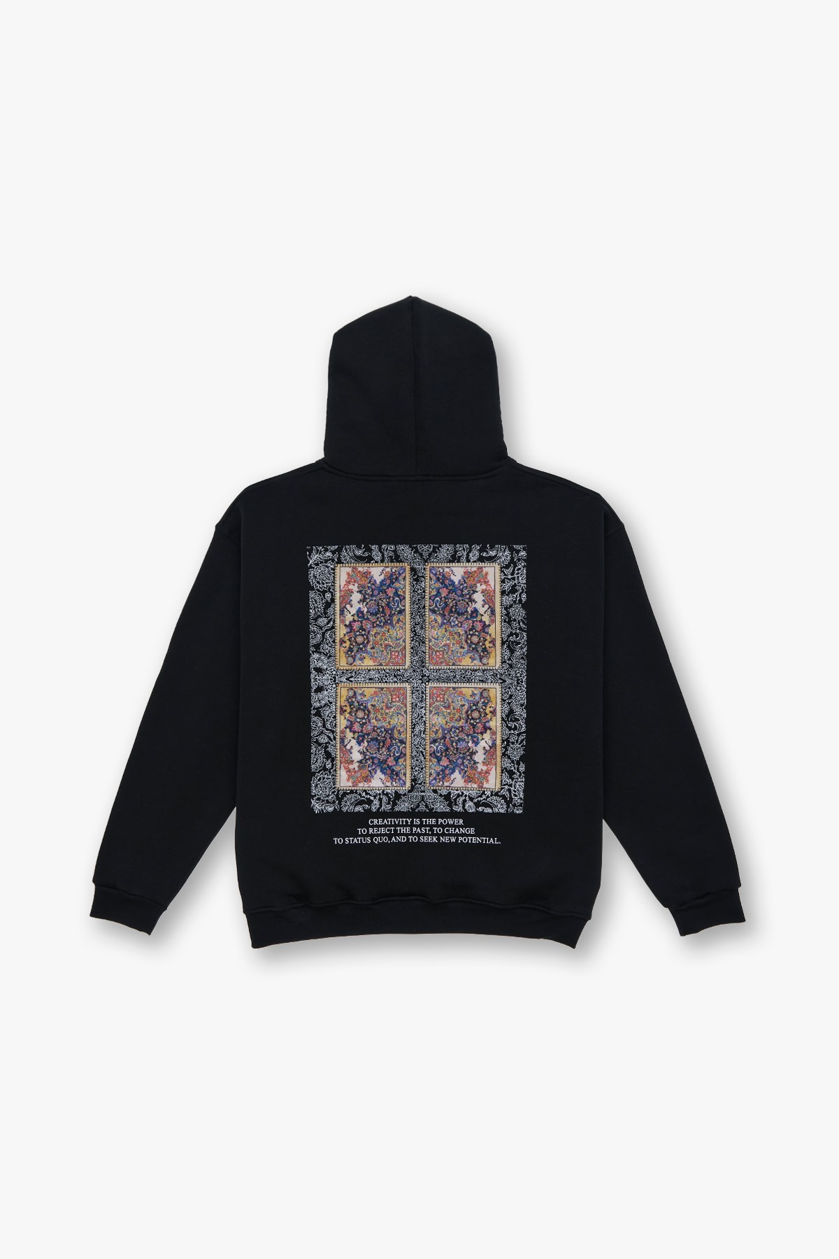 Endless Metamorphosis Oversize Sweatshirt Kadın Siyah