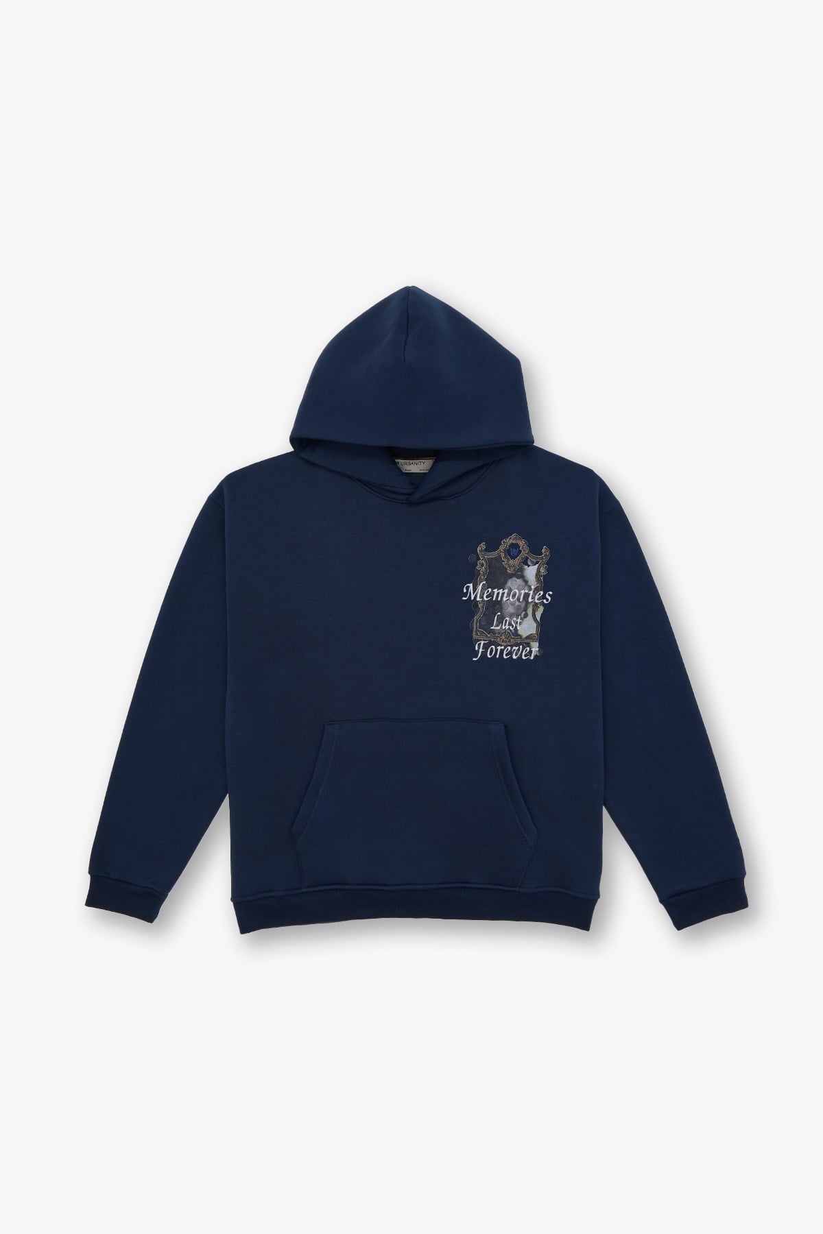 Eternal Frame Oversize Sweatshirt Erkek İndigo