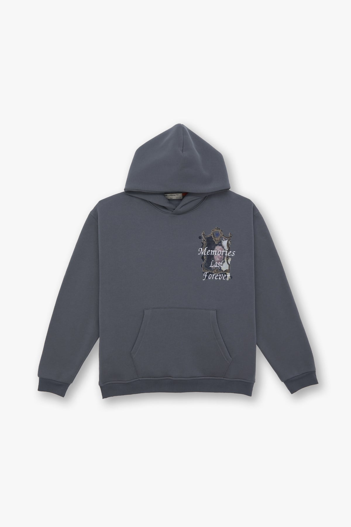 Eternal Frame Oversize Sweatshirt Erkek Füme