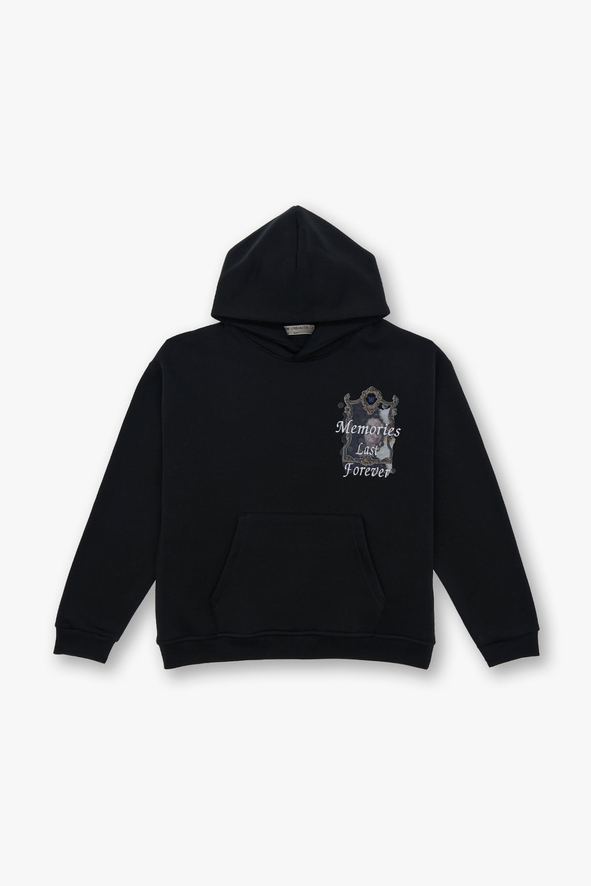 Eternal Frame Oversize Sweatshirt Erkek Siyah