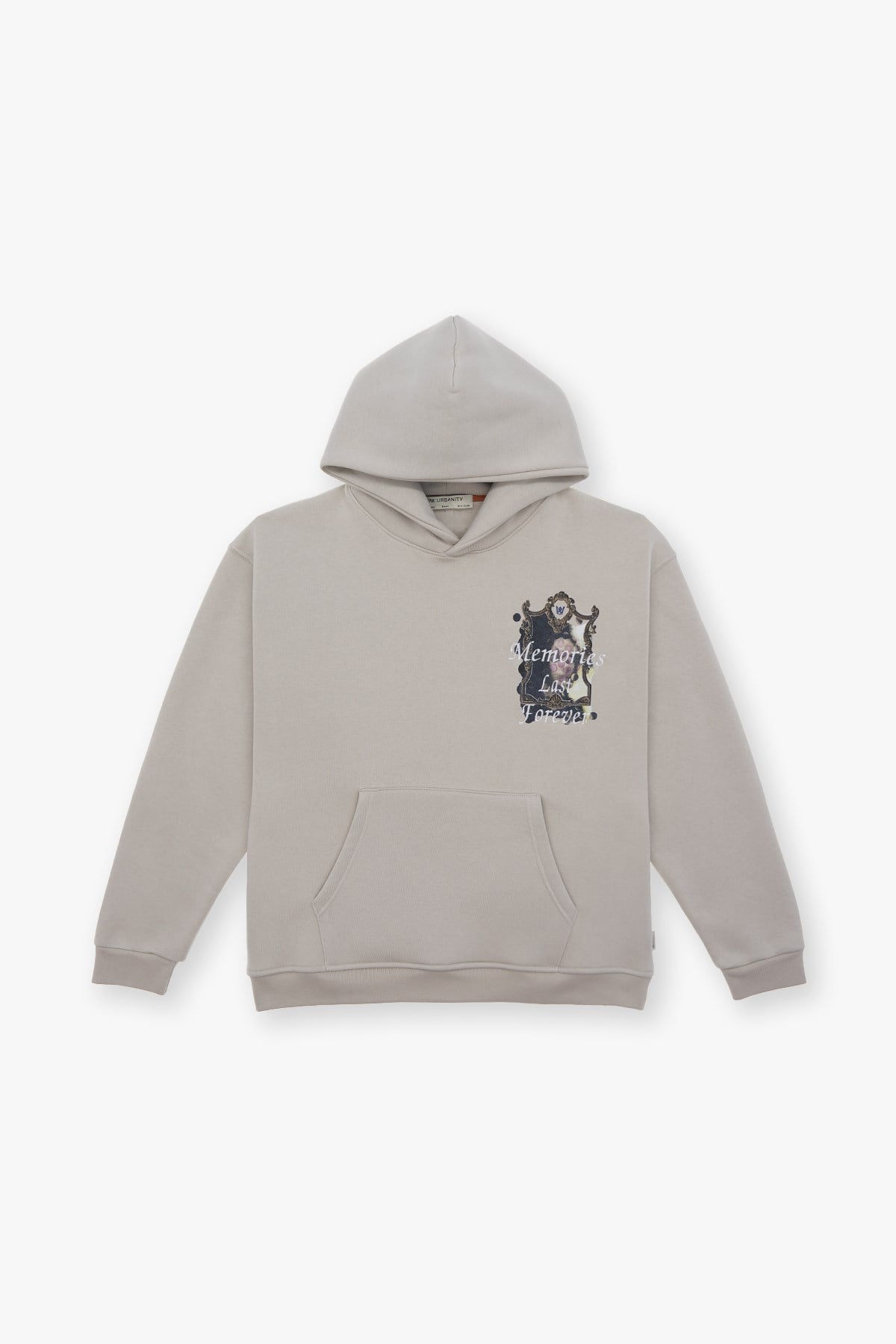 Eternal Frame Oversize Sweatshirt Kadın Stone
