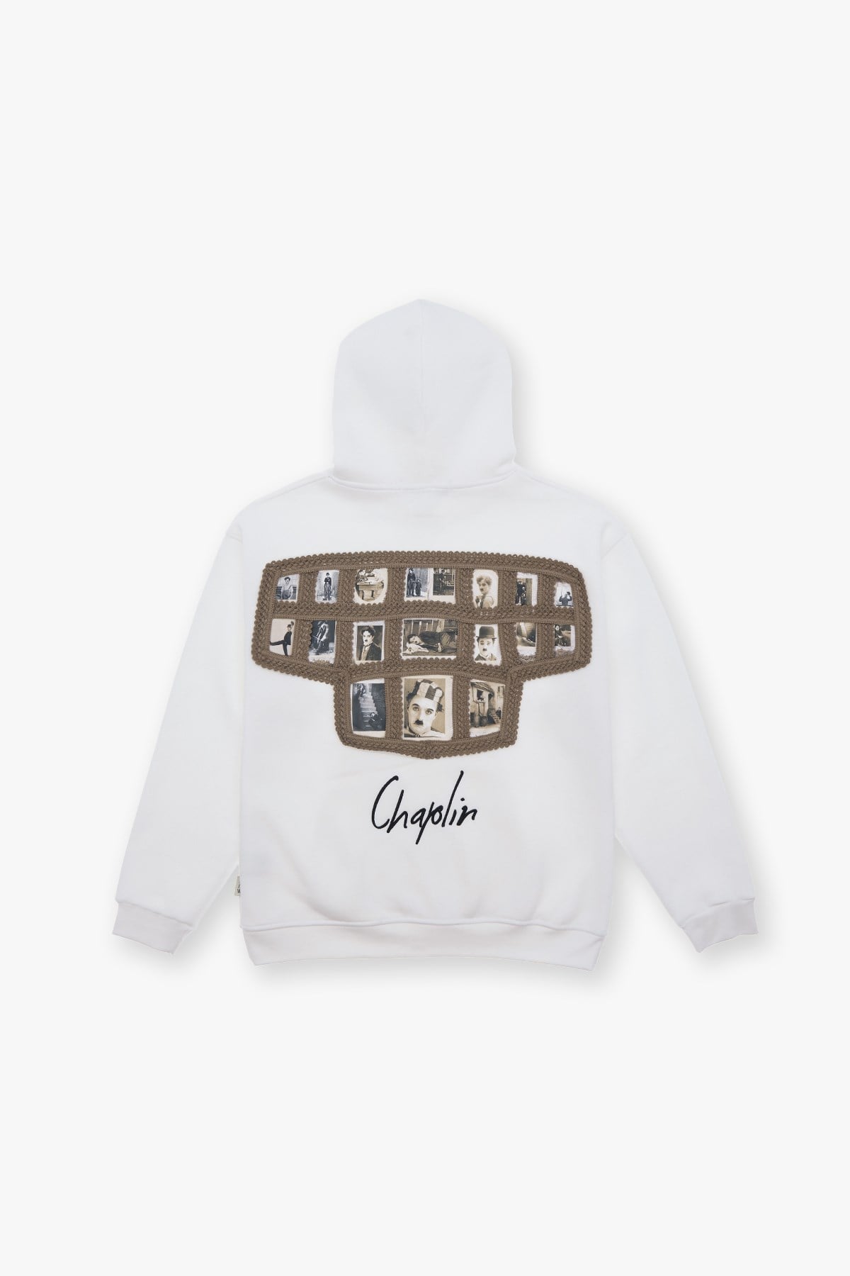 Frames of Laughter Oversize Sweatshirt Erkek Ekru