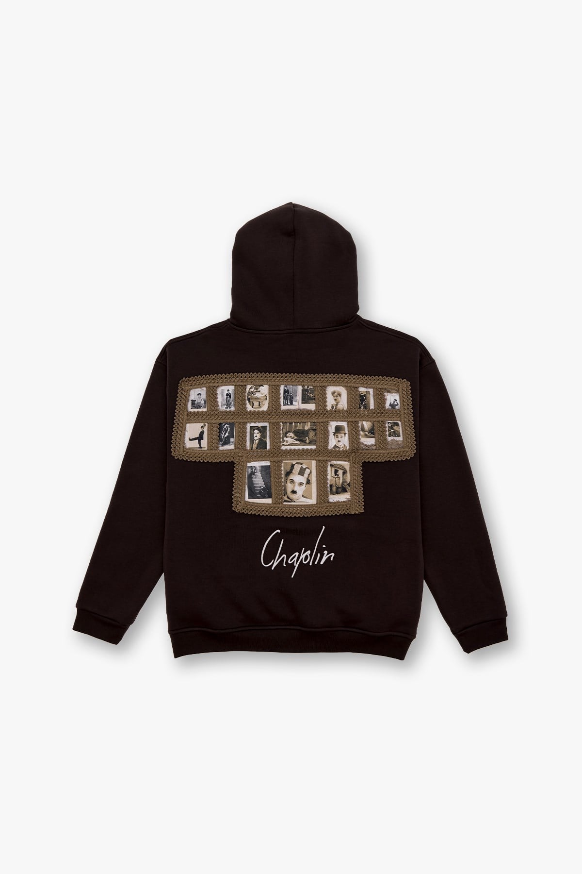 Frames of Laughter Oversize Sweatshirt Erkek Kahverengi
