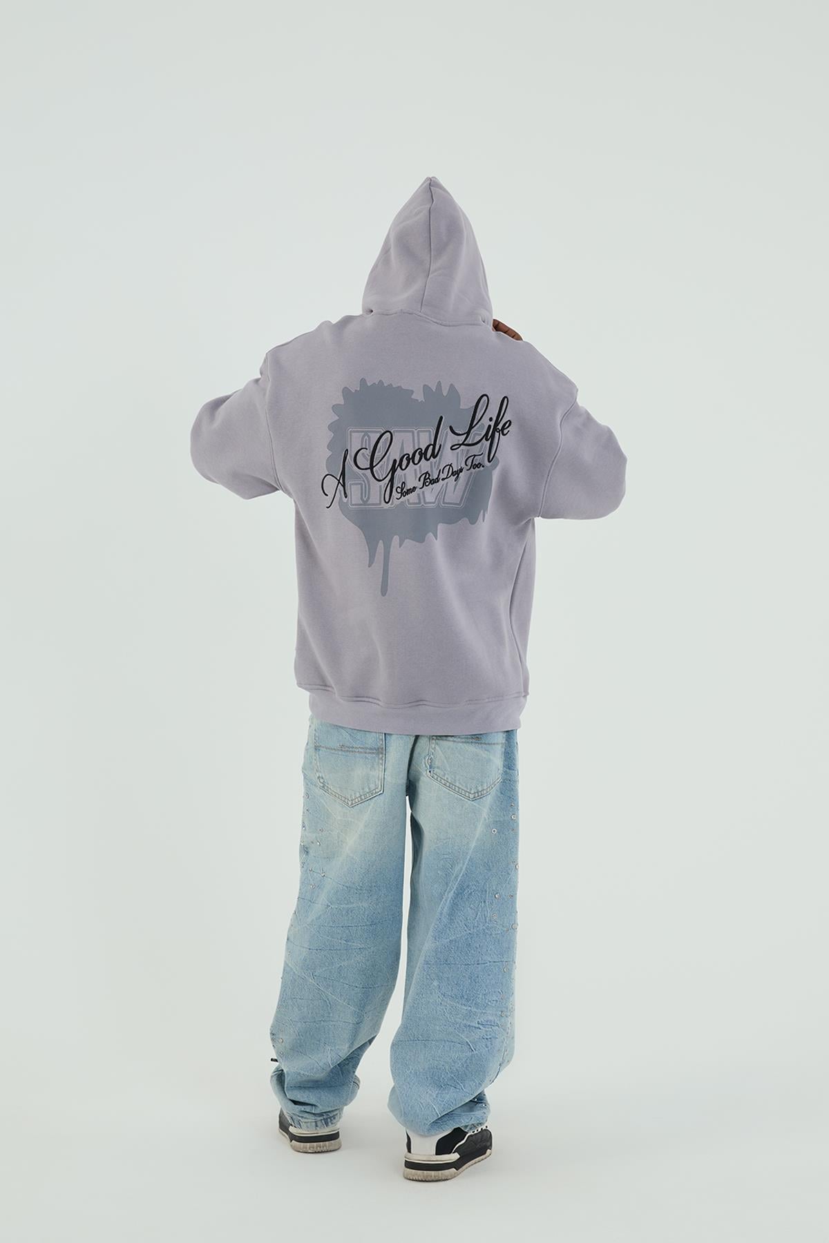 Goodlife Oversize Sweatshirt Erkek Gri