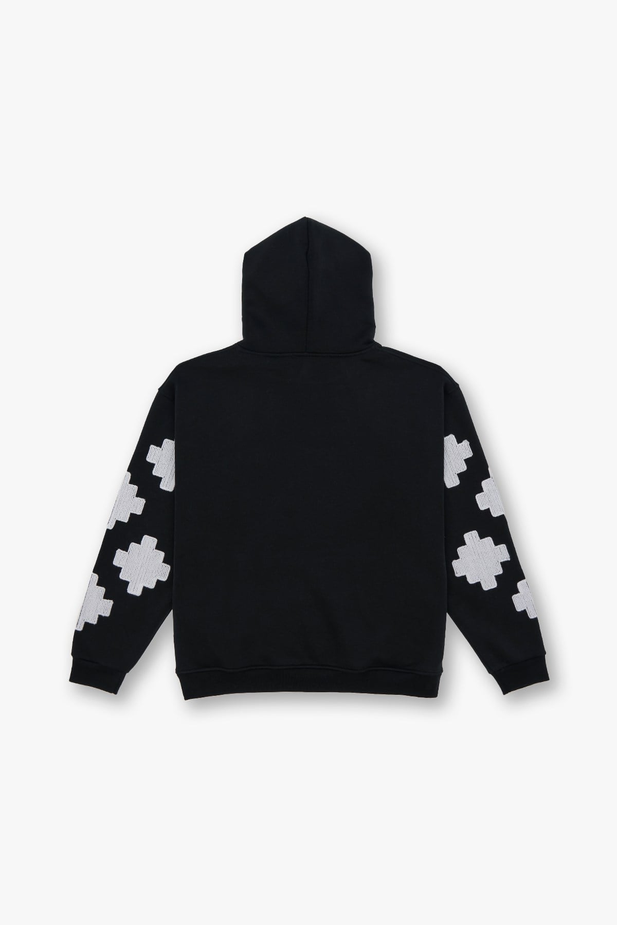 Heritage Geometry Oversize Sweatshirt Erkek Siyah