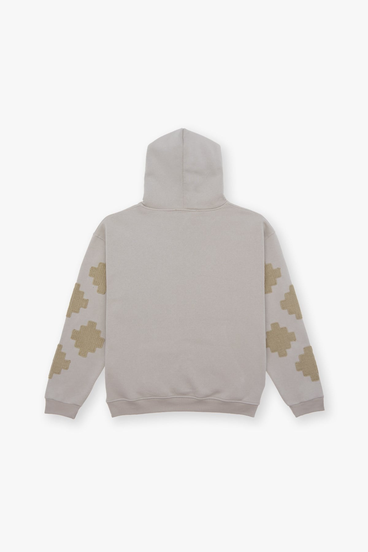 Heritage Geometry Oversize Sweatshirt Erkek Stone